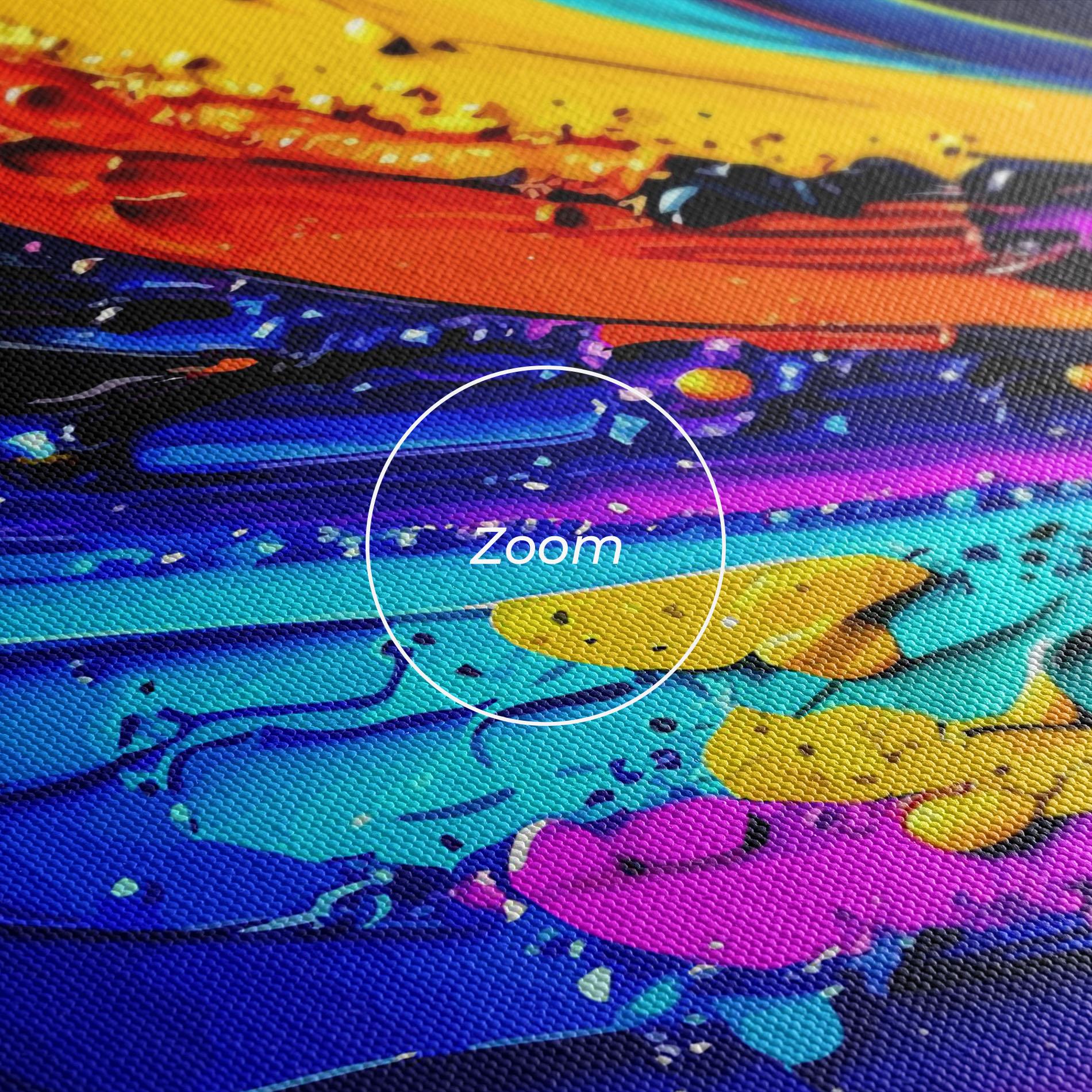 Obraz na Płótnie Beautiful Splash mockup 3