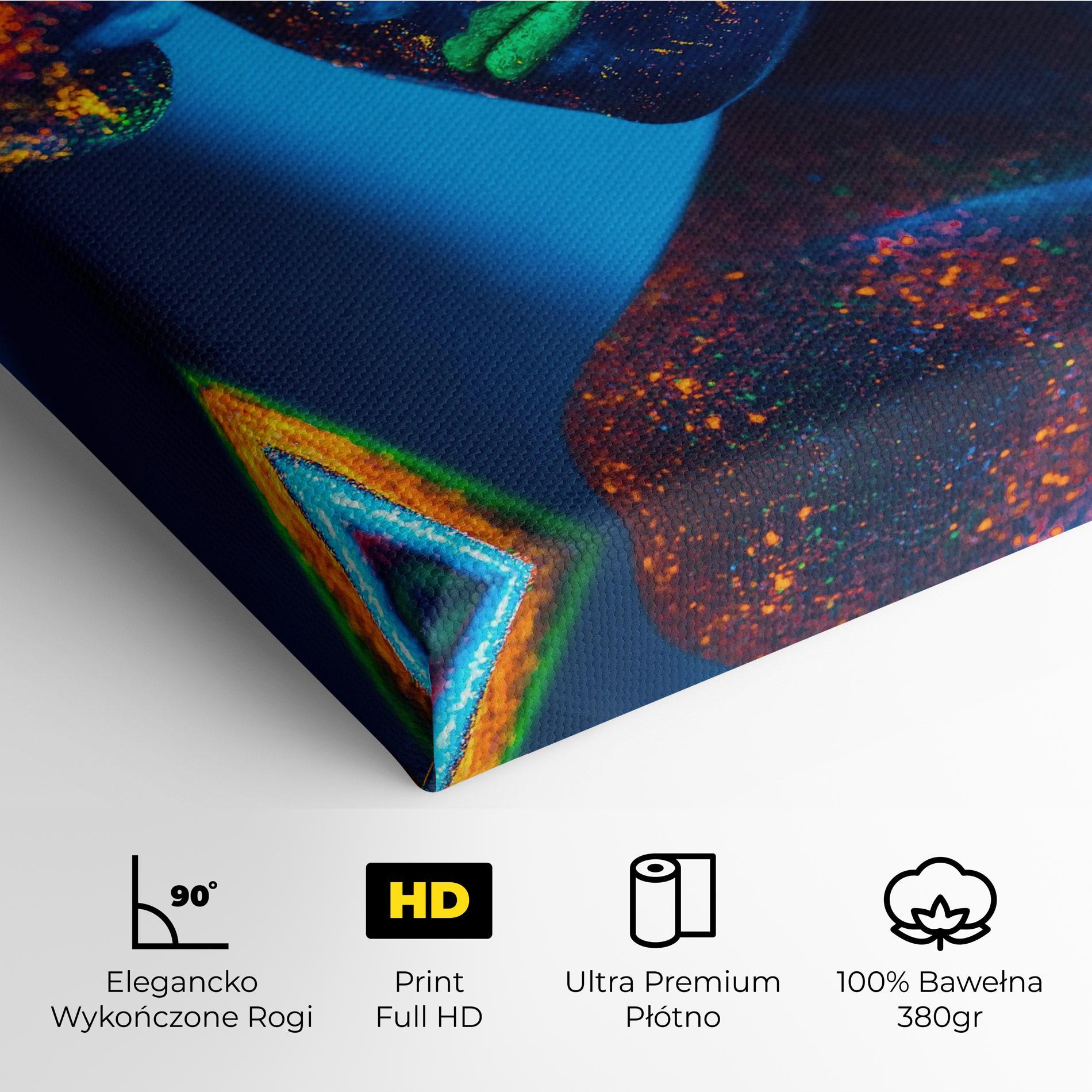 Obraz na Płótnie Fluorescent Couple mockup 4