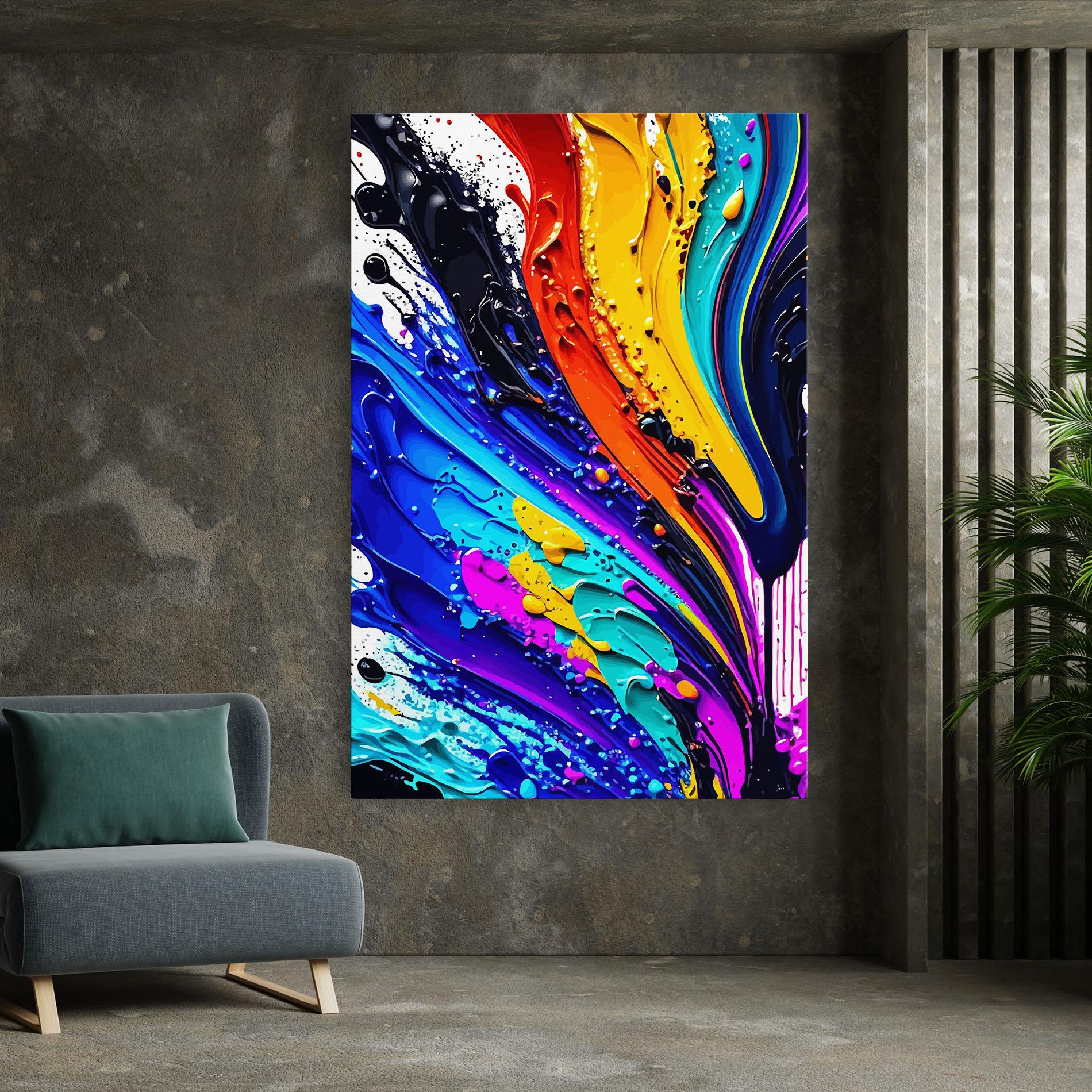 Obraz na Płótnie Beautiful Splash mockup 7