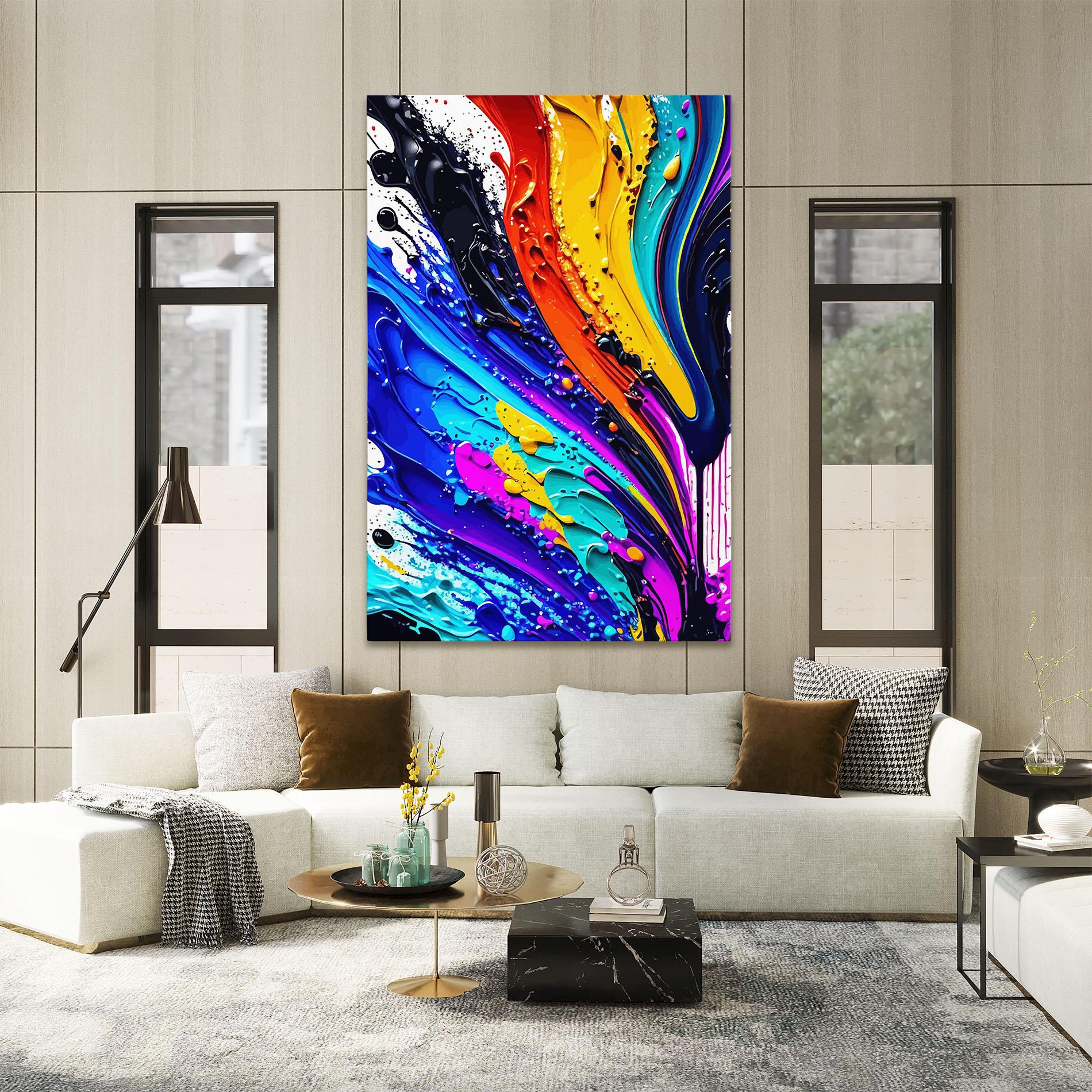 Obraz na Płótnie Beautiful Splash mockup 2