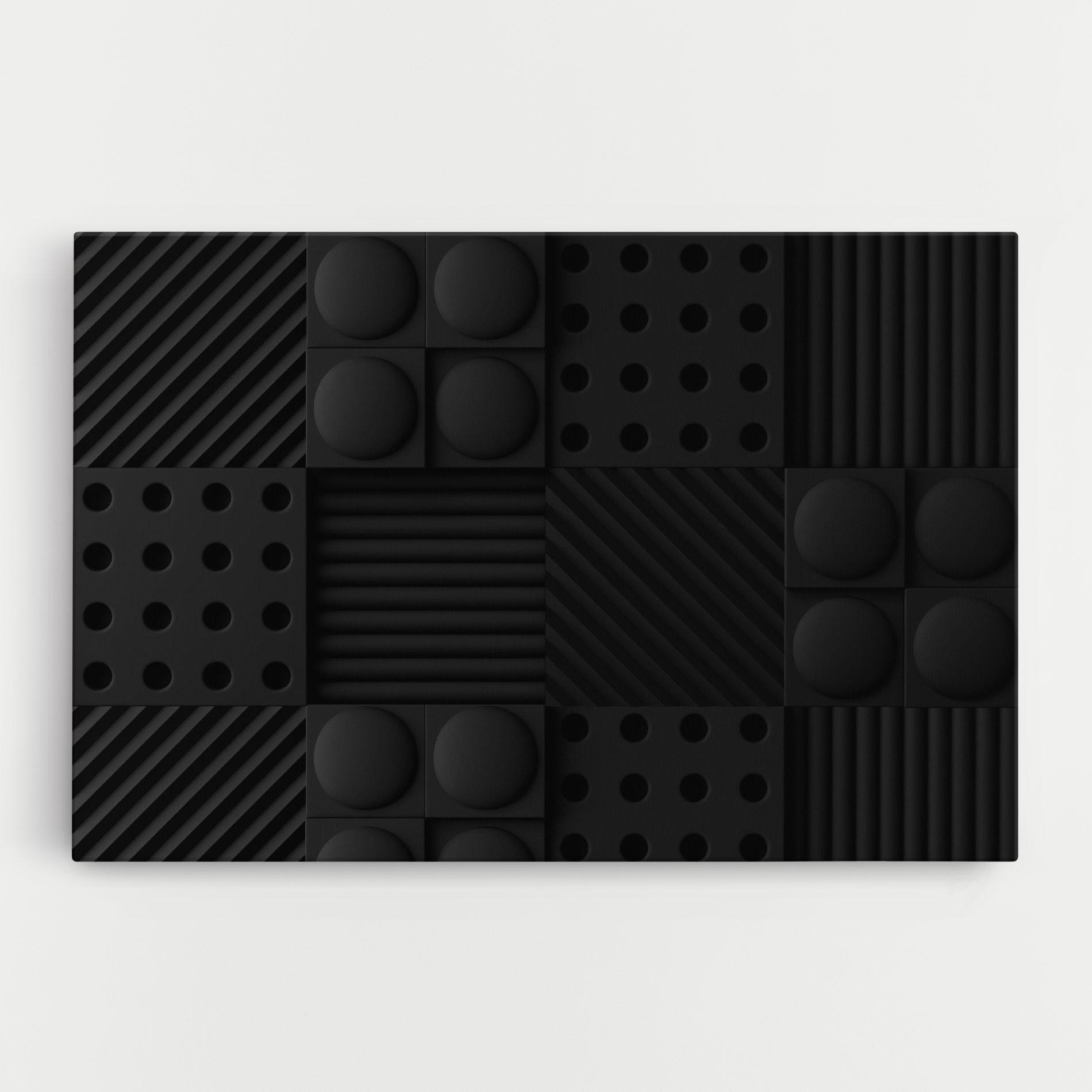 Obraz na Płótnie Black Square Circle mockup 0