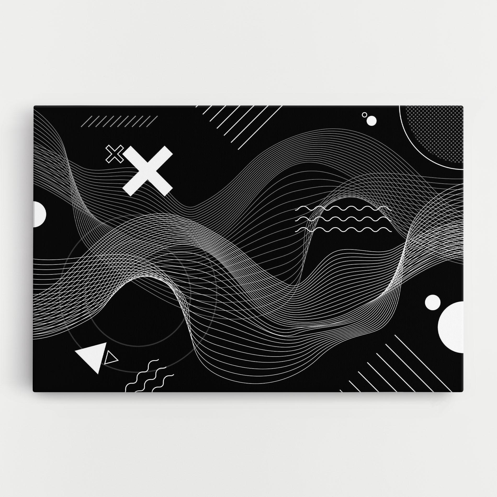 Obraz na Płótnie Geometric Lines mockup 0