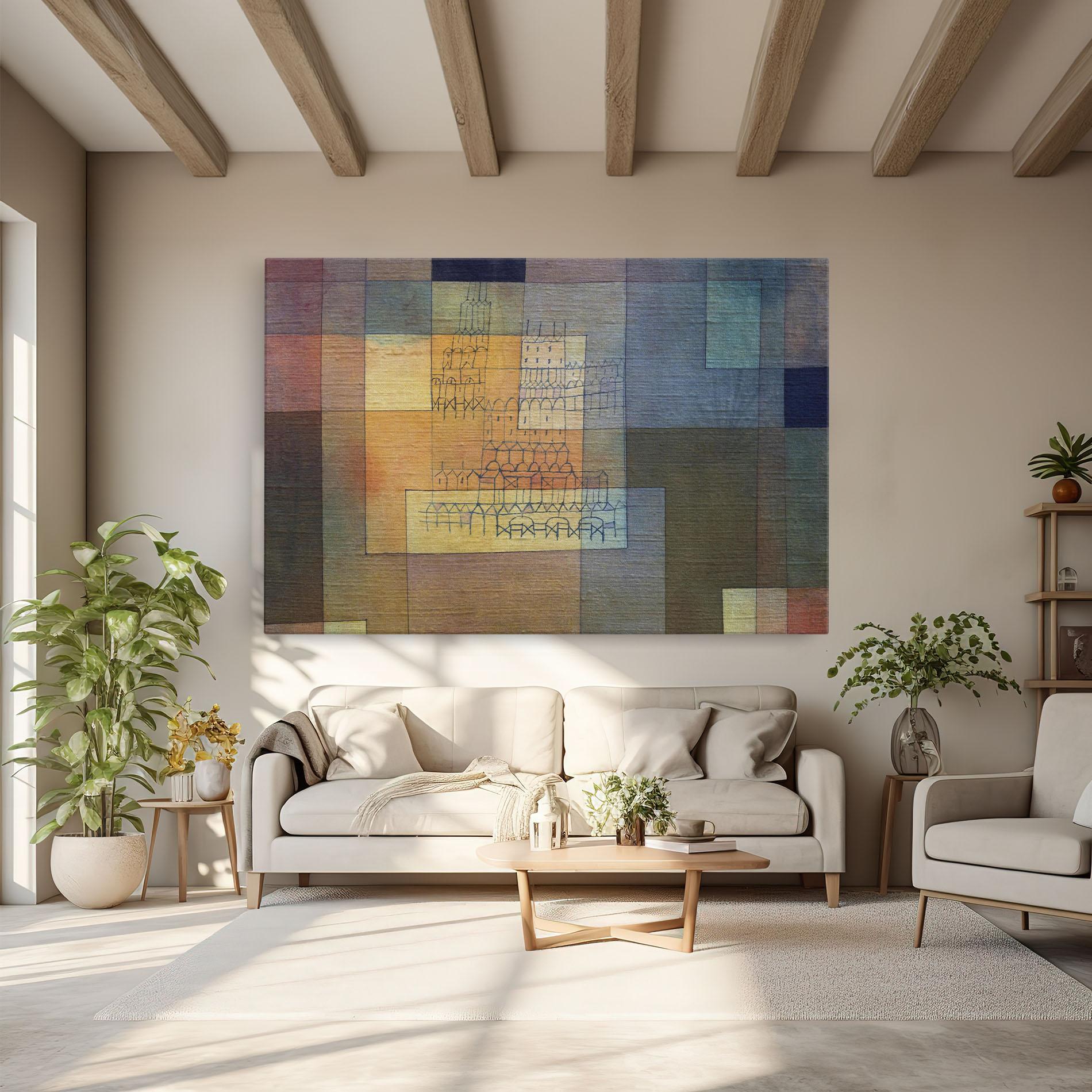 Obraz na Płótnie Water Color Square mockup 6