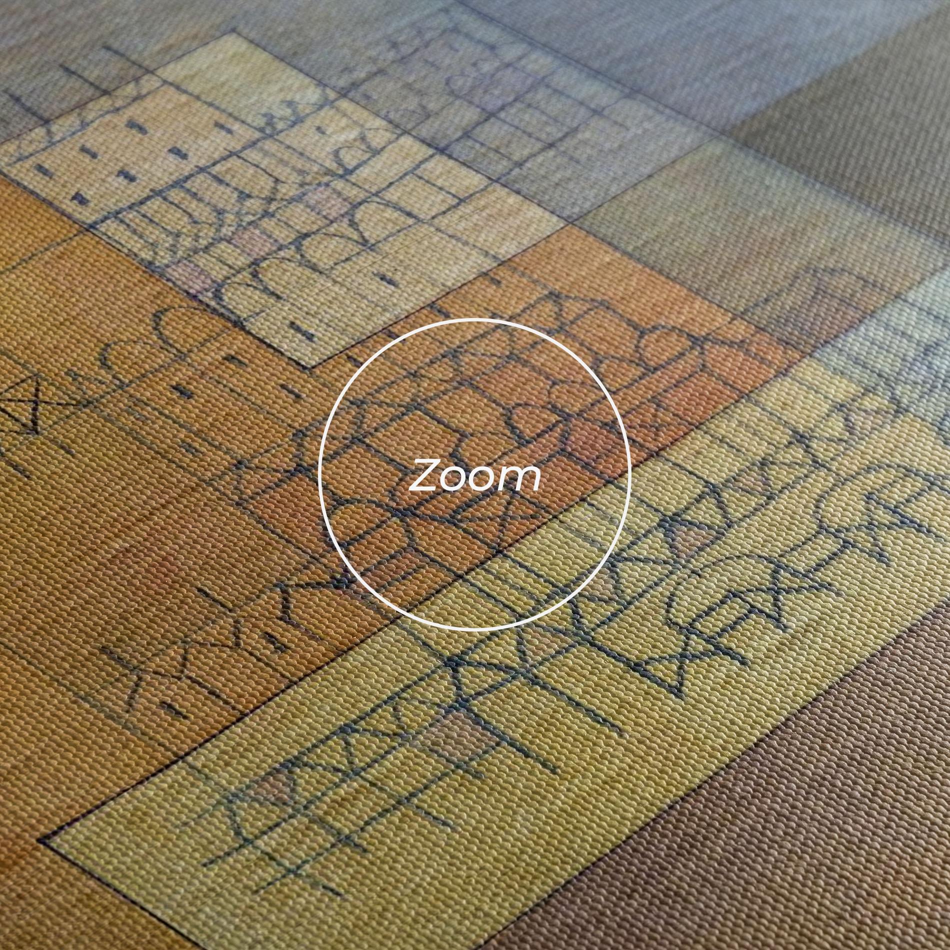 Obraz na Płótnie Water Color Square mockup 3