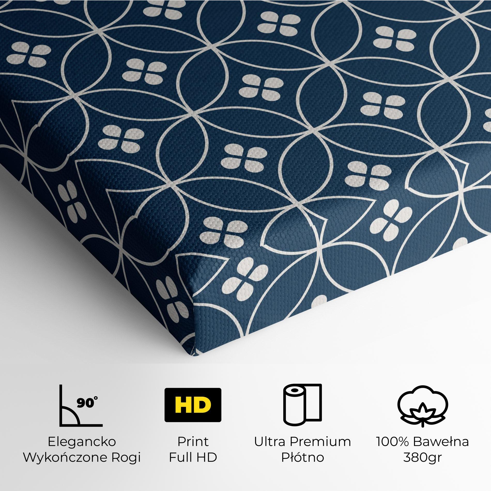 Obraz na Płótnie Blue Circle mockup 4