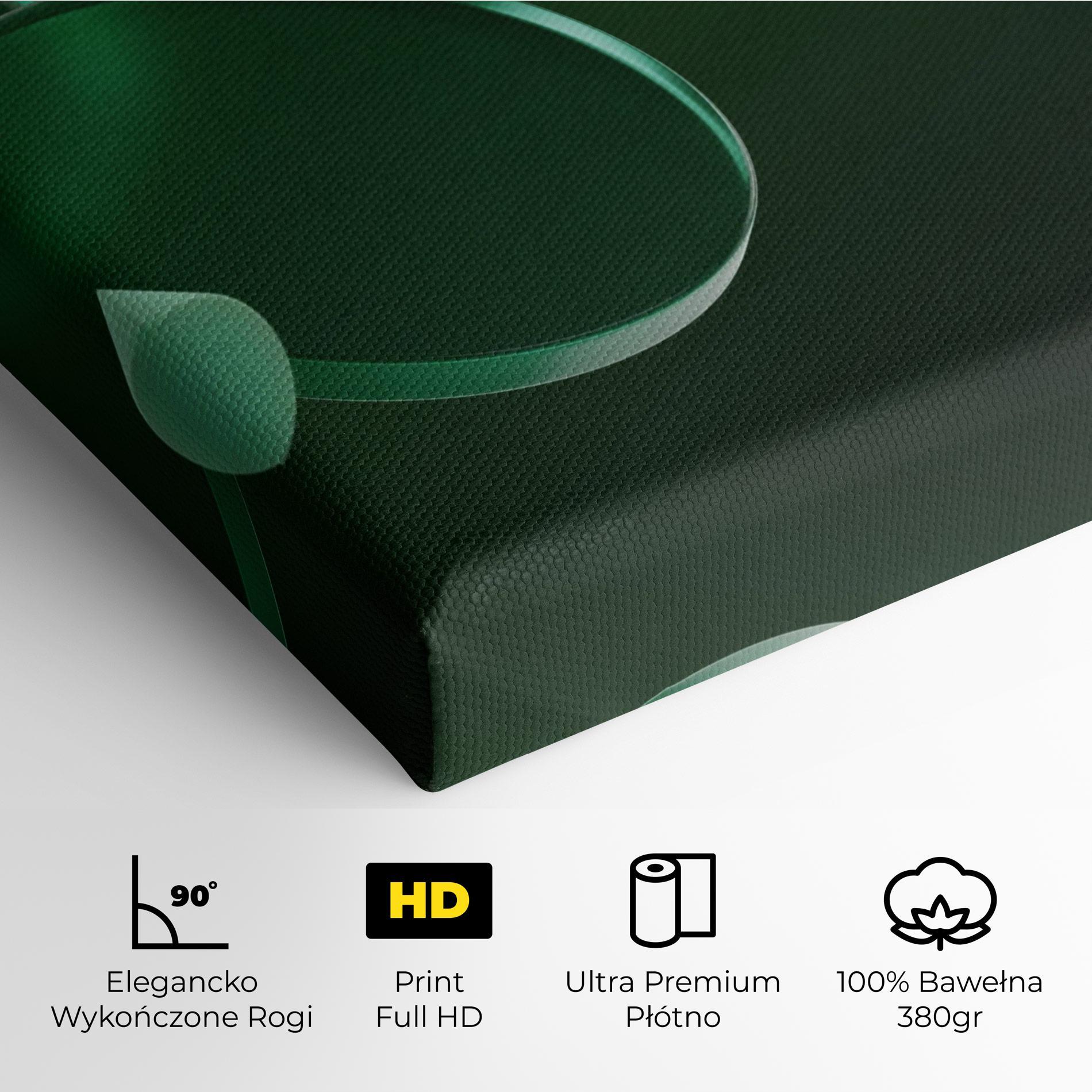 Obraz na Płótnie Green Circle Floating mockup 4