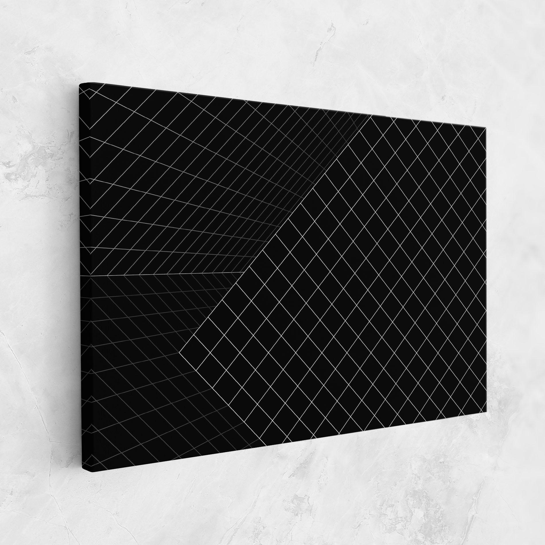 Obraz na Płótnie Black Square mockup 1