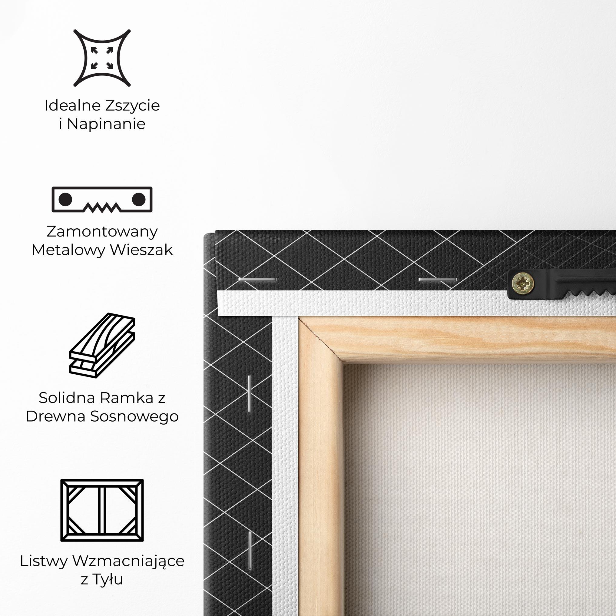 Obraz na Płótnie Black Square mockup 5
