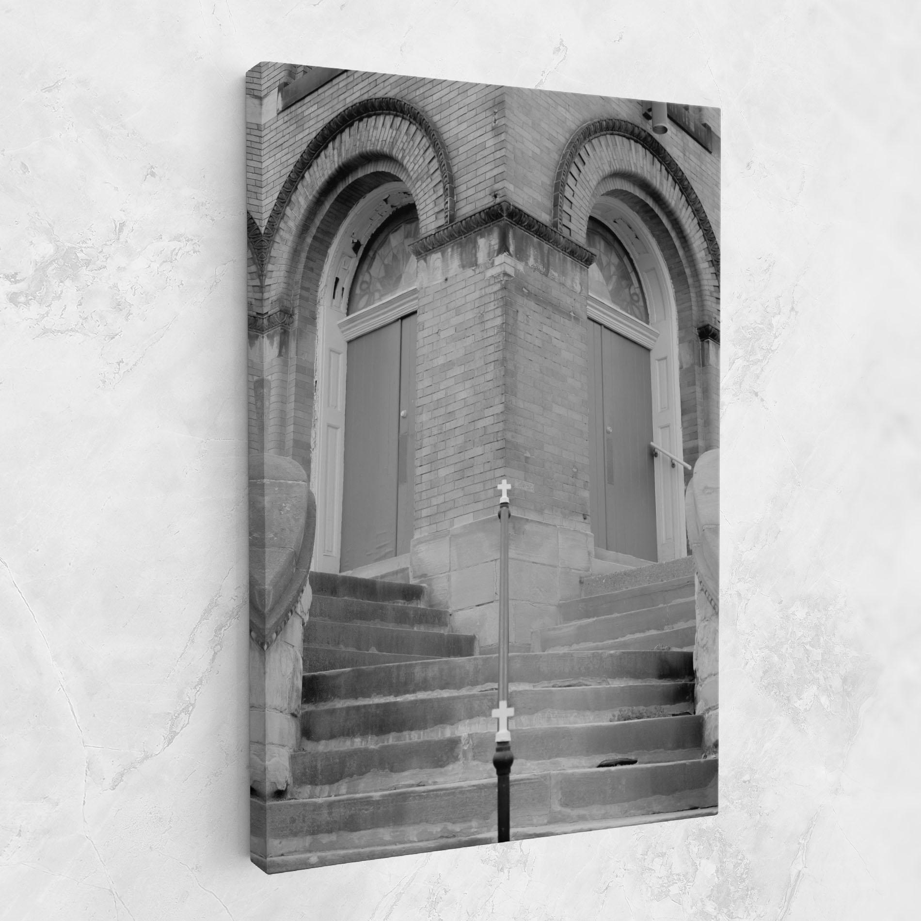 Obraz na Płótnie Grey Dors mockup 1