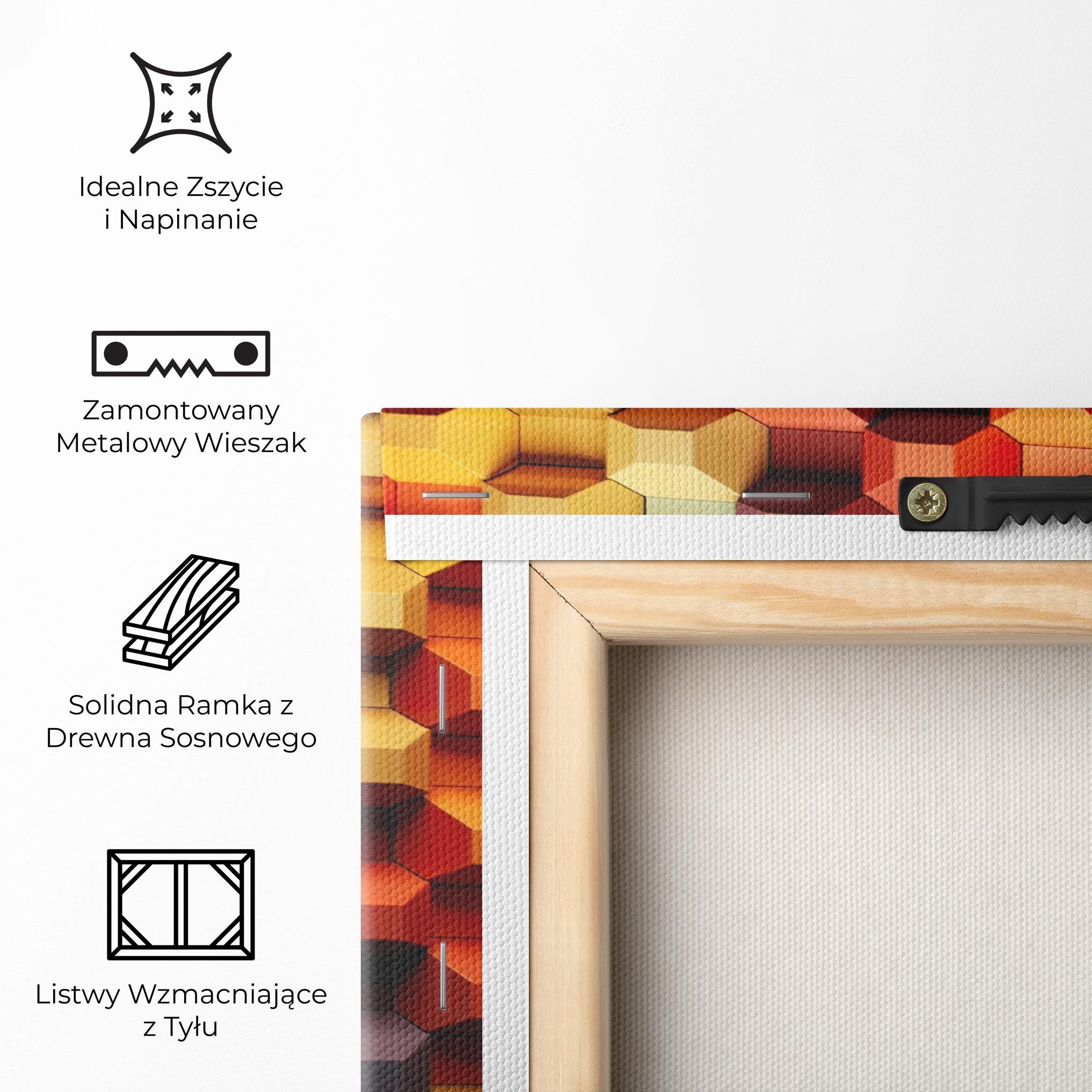 Obraz na Płótnie 3d Sqare Mix mockup 5