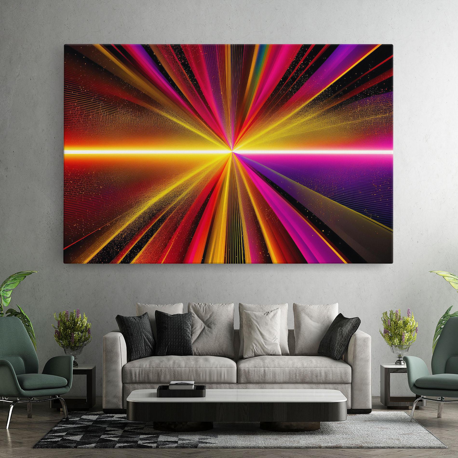 Obraz na Płótnie White Light Mix mockup 7