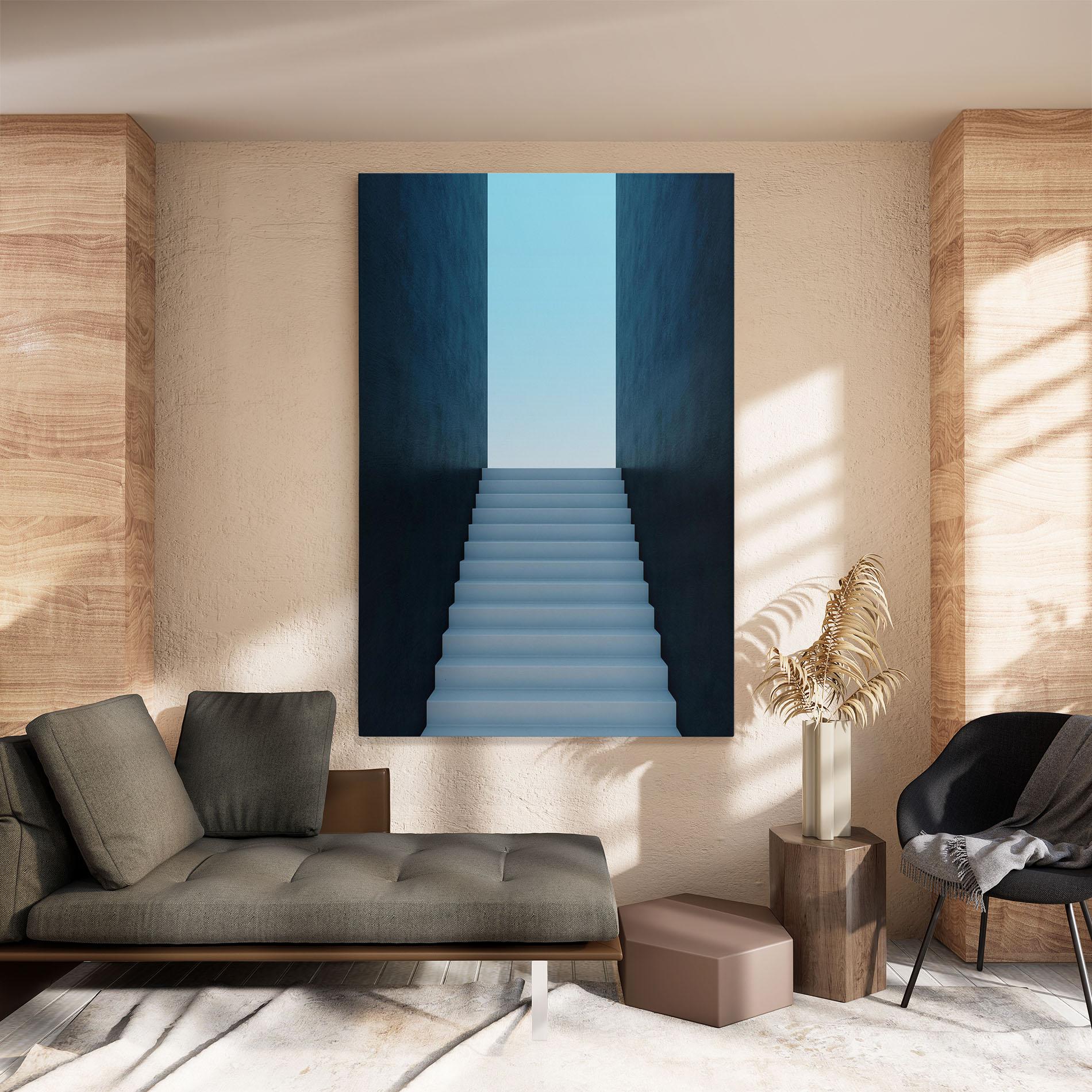 Obraz na Płótnie Forward Stairs mockup 8