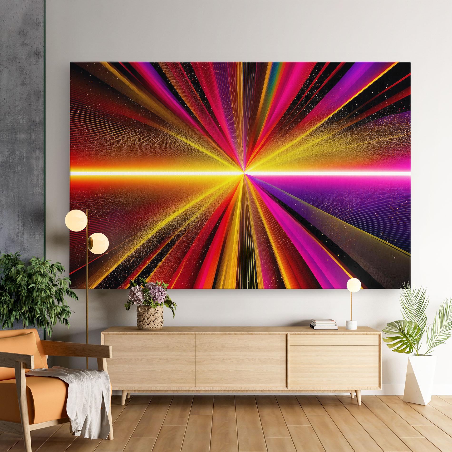 Obraz na Płótnie White Light Mix mockup 9