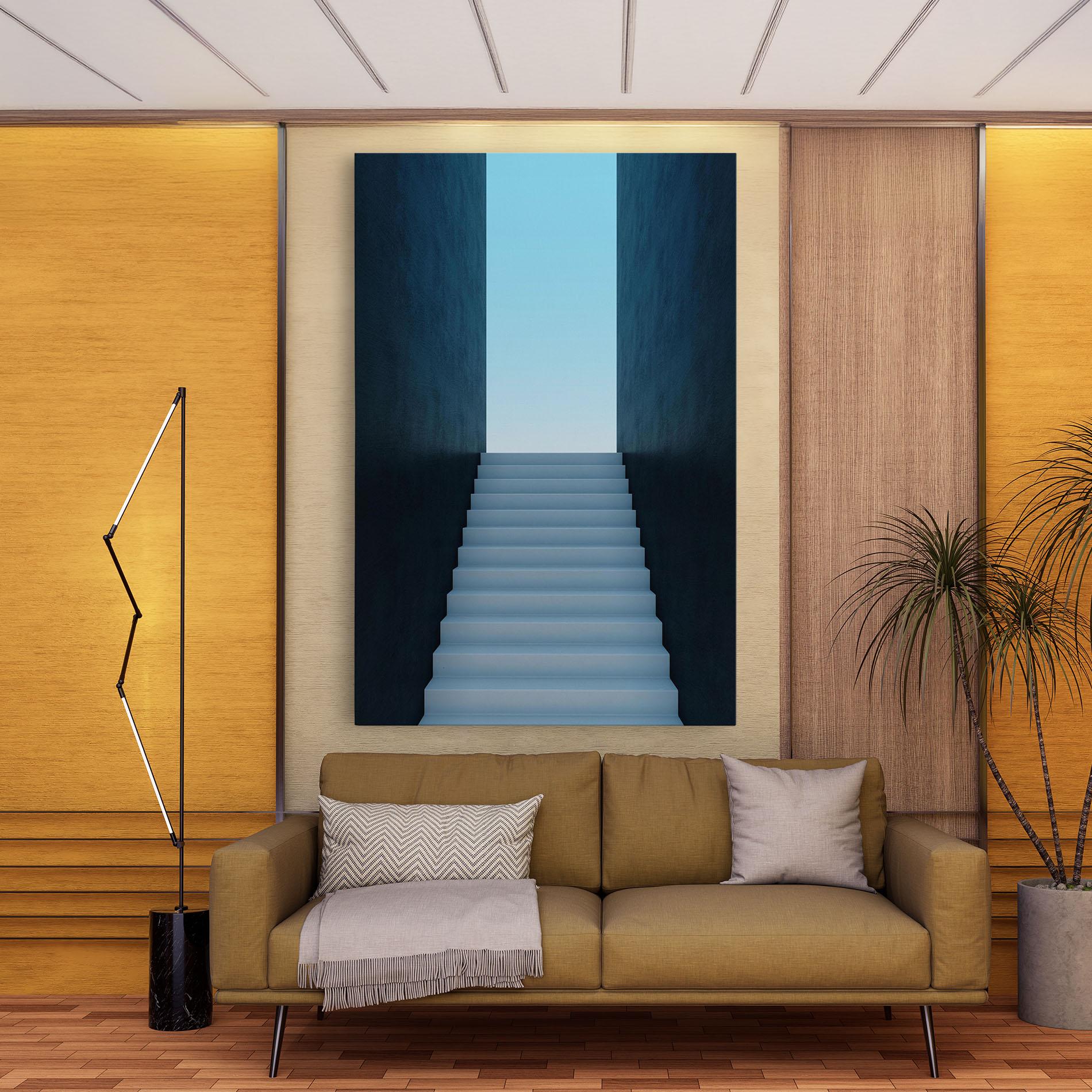 Obraz na Płótnie Forward Stairs mockup 9