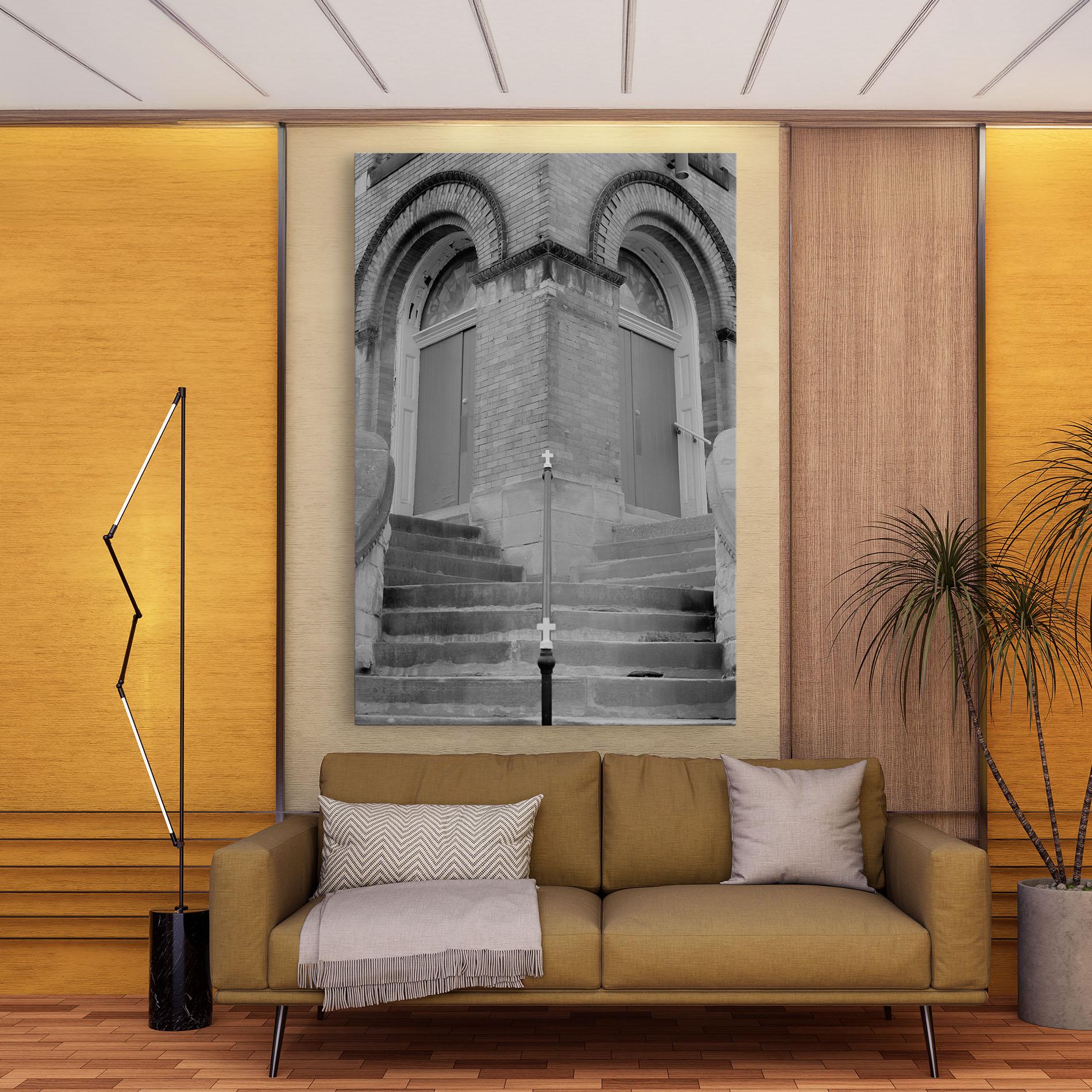 Obraz na Płótnie Grey Dors mockup 9