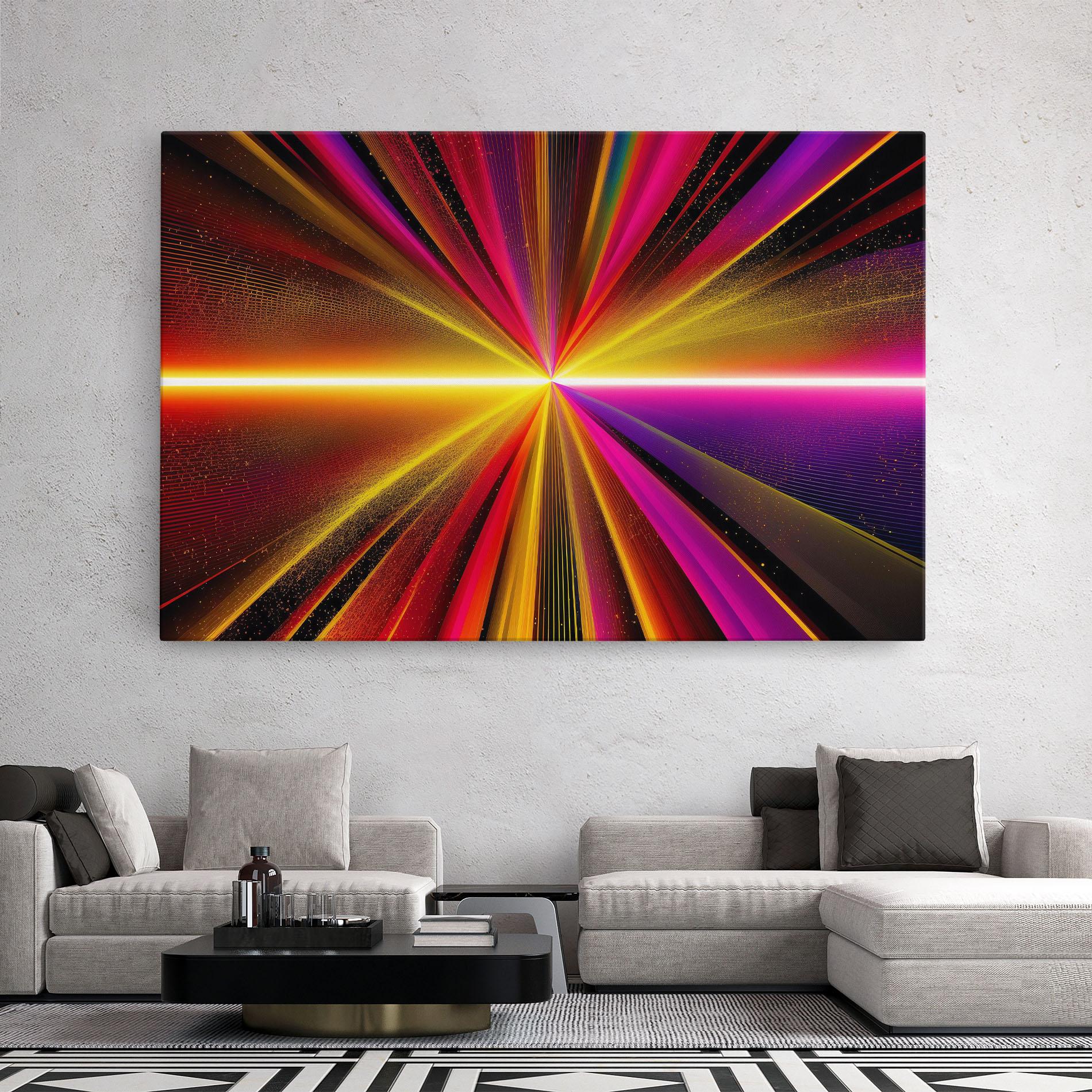 Obraz na Płótnie White Light Mix mockup 2