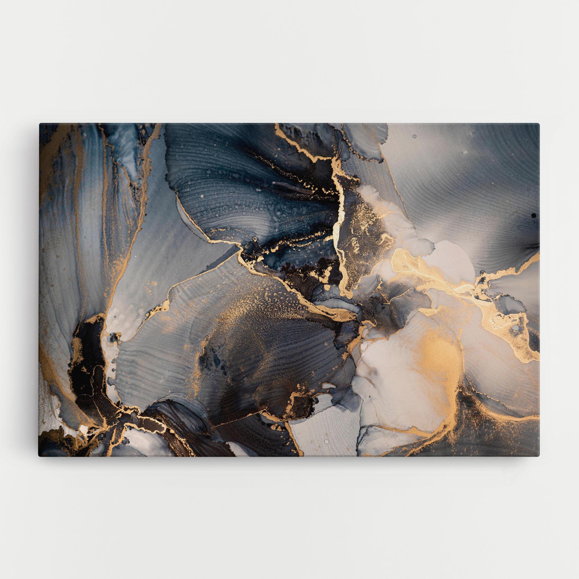 Obraz na Płótnie Golden Abstract Marble mockup 0