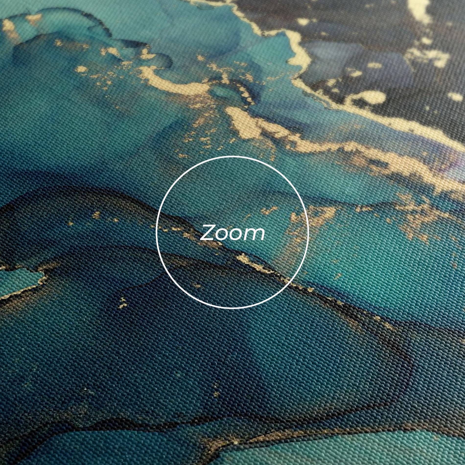 Obraz na Płótnie Blue Marble mockup 3