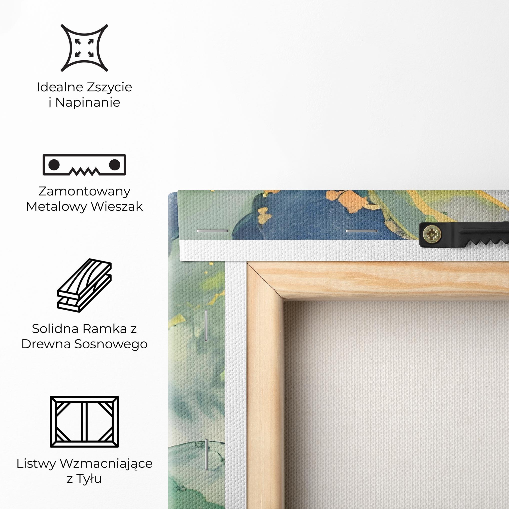 Obraz na Płótnie Green Paint Marble mockup 5