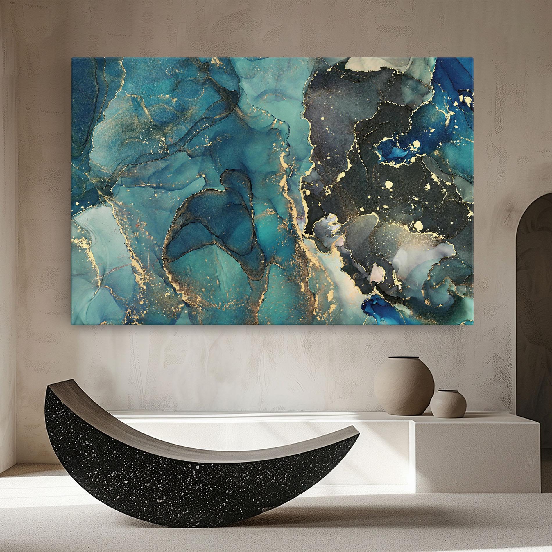 Obraz na Płótnie Blue Marble mockup 8