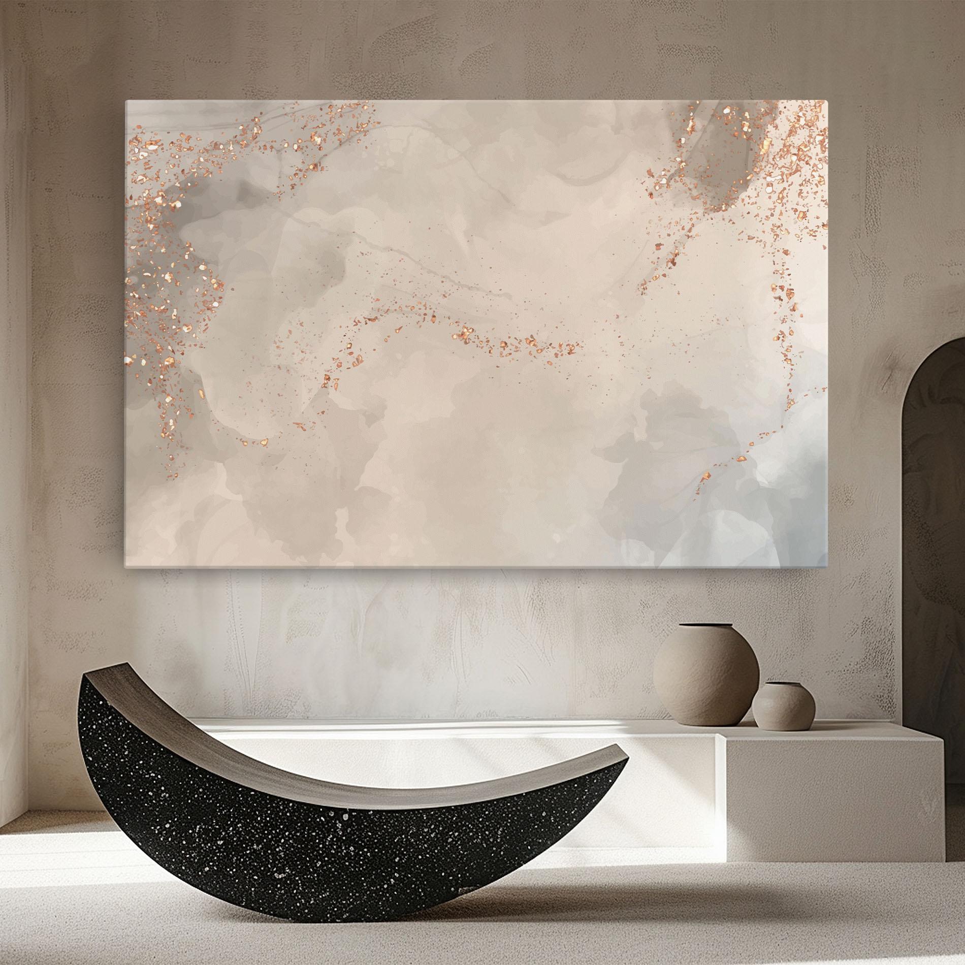 Obraz na Płótnie Pink Grey Marble 01 mockup 8