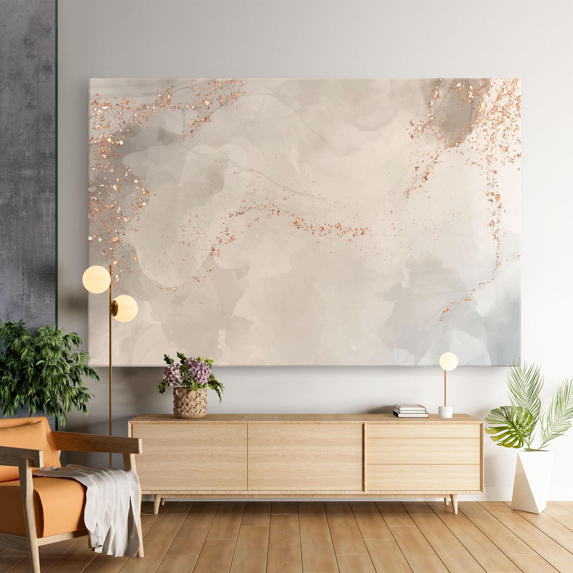 Obraz na Płótnie Pink Grey Marble 01 mockup 9