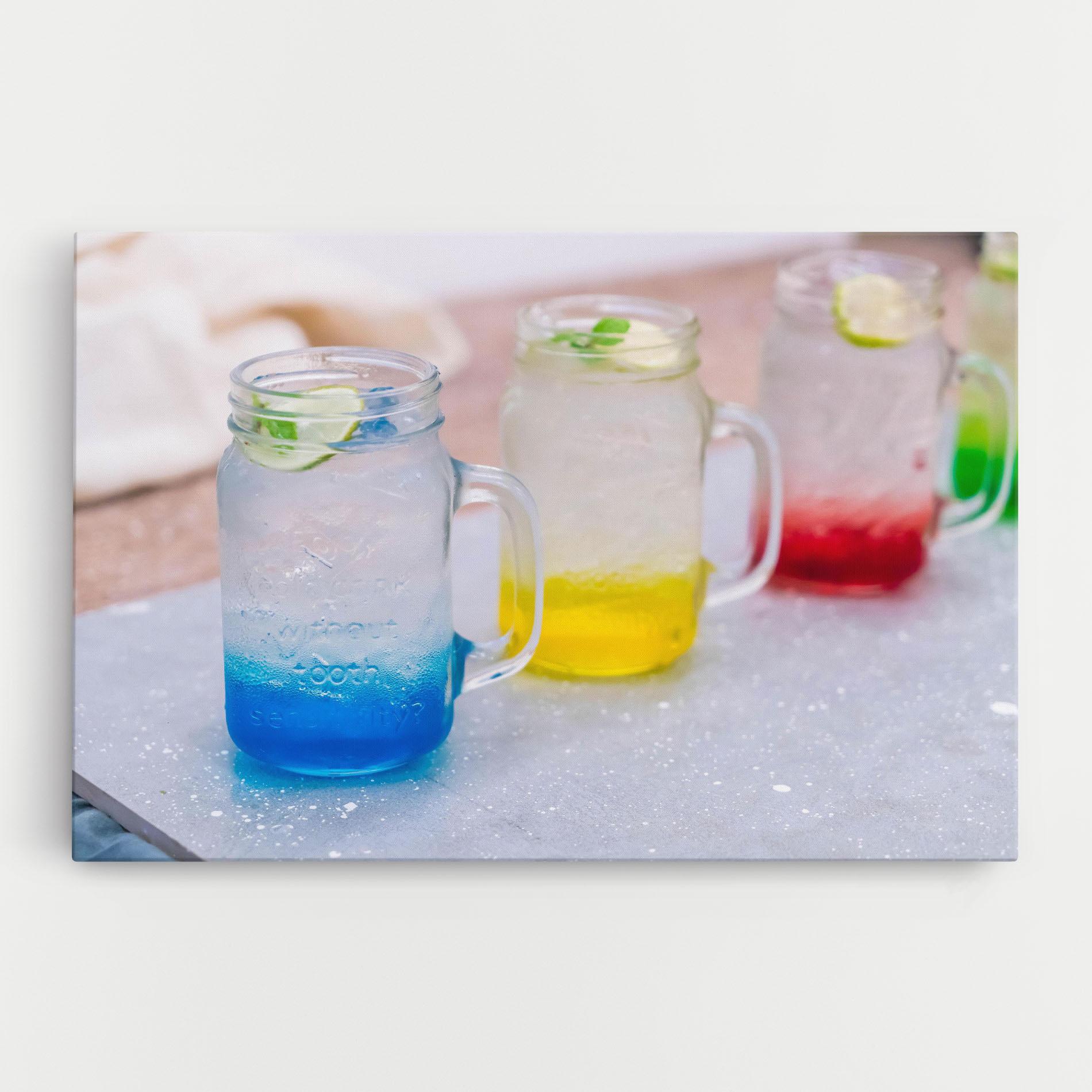 Obraz na Płótnie Colorful Italian Soda mockup 0