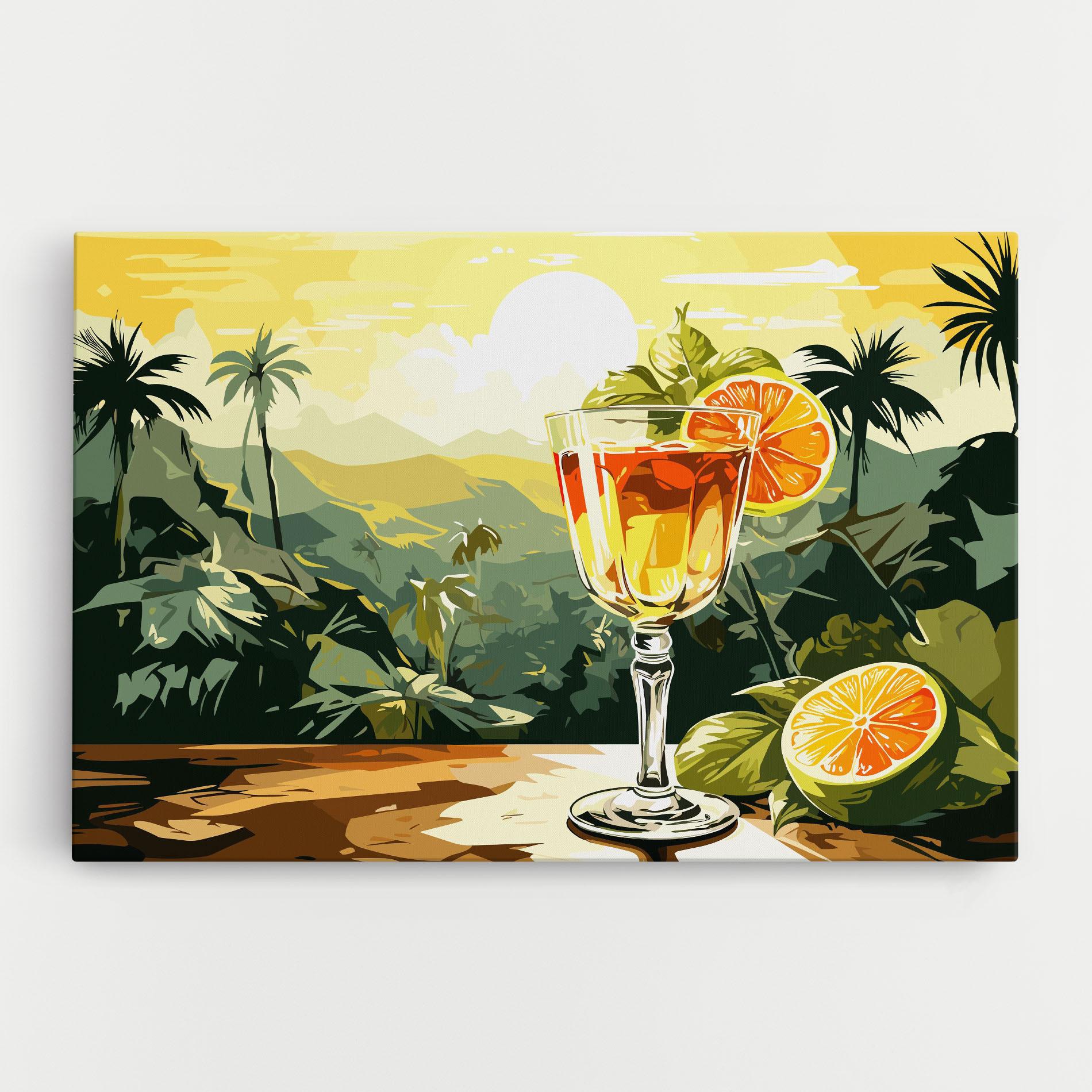 Obraz na Płótnie Orange Drink mockup 0