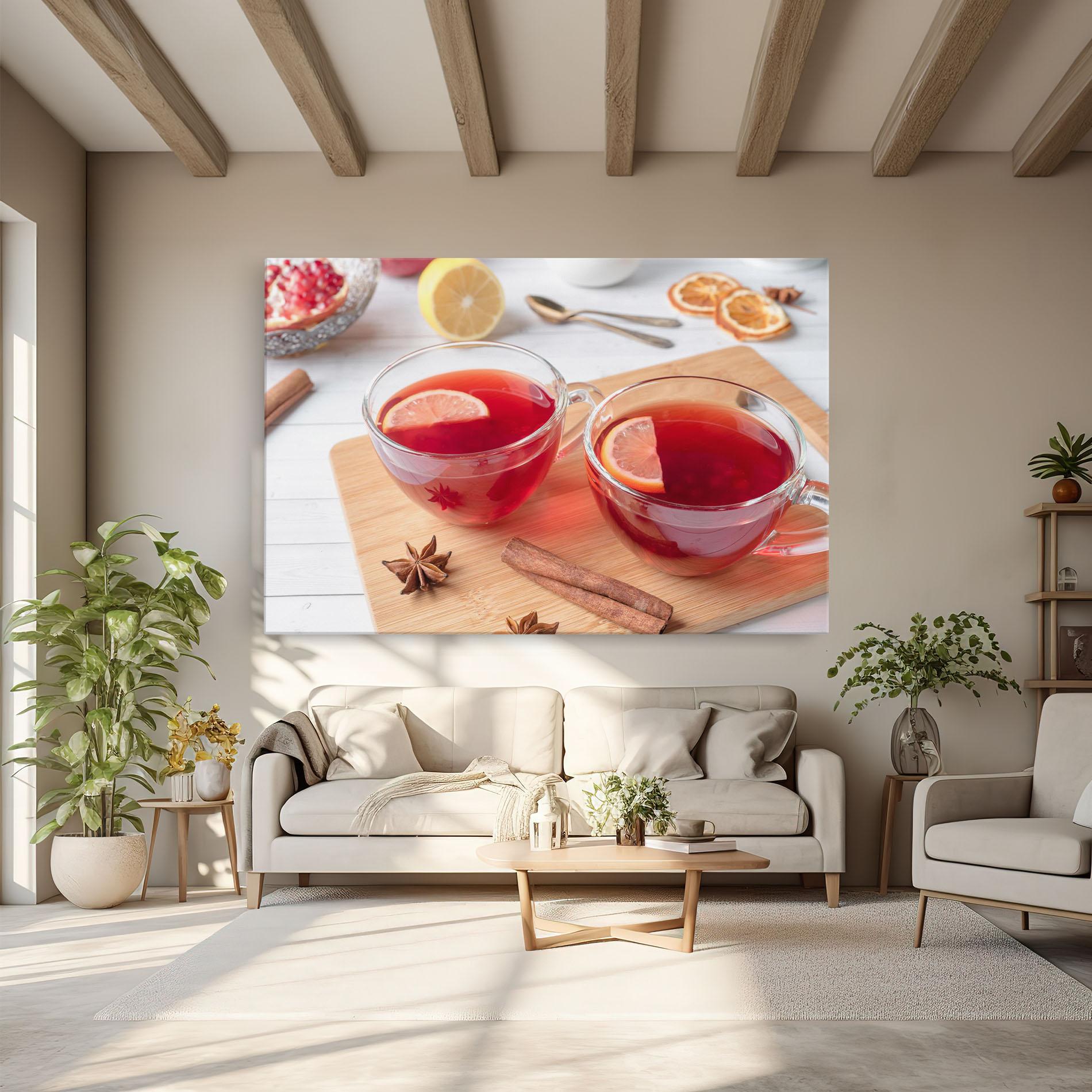 Obraz na Płótnie Pomegranate Lemon mockup 6