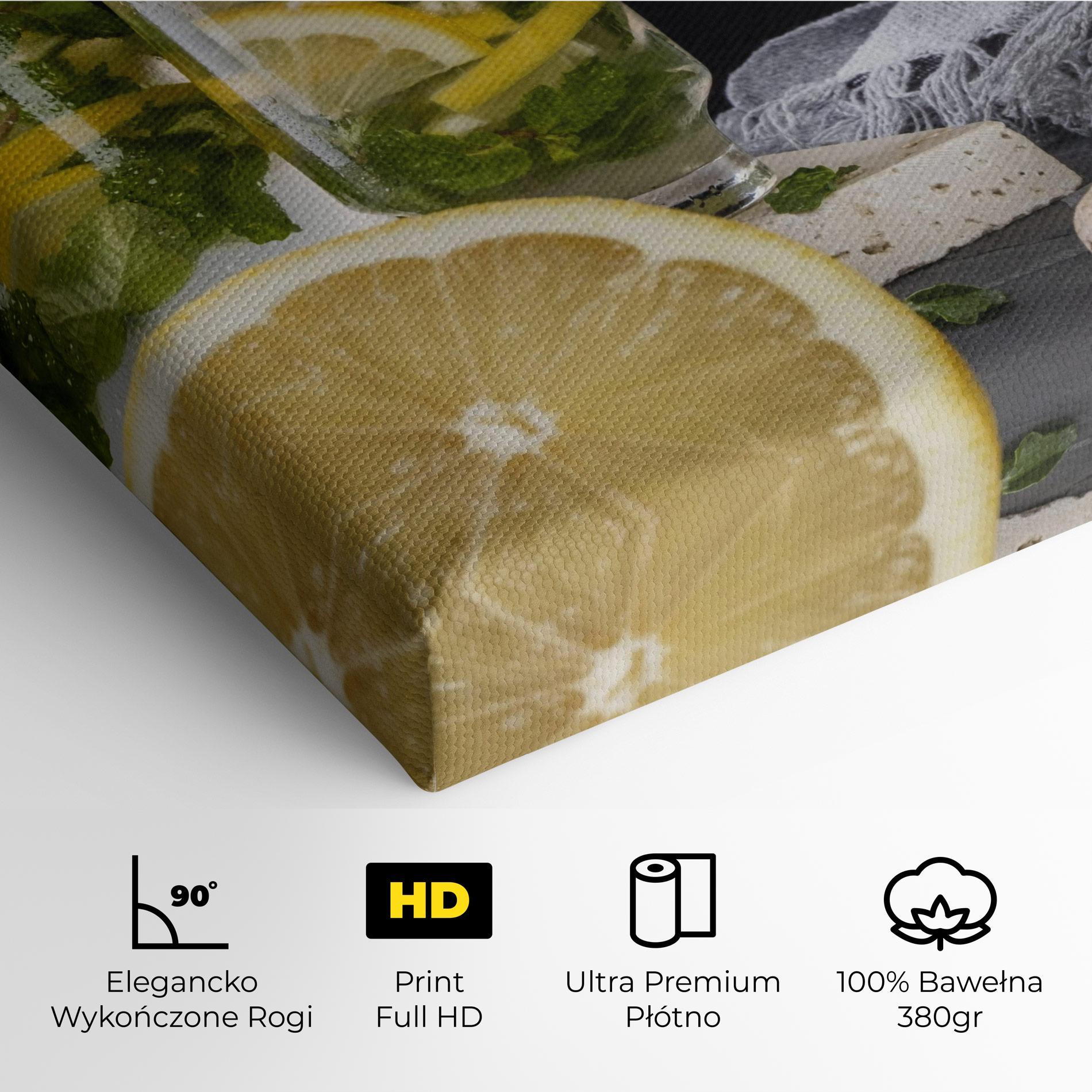 Obraz na Płótnie Ginger Lemonade mockup 4