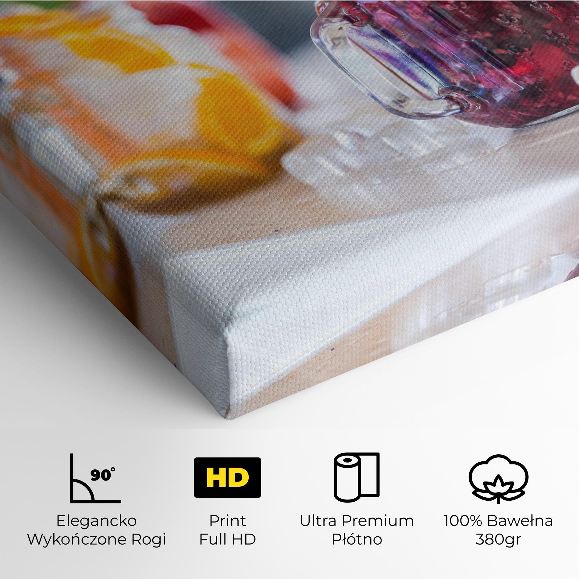 Obraz na Płótnie Orange Lime Lemonades mockup 4