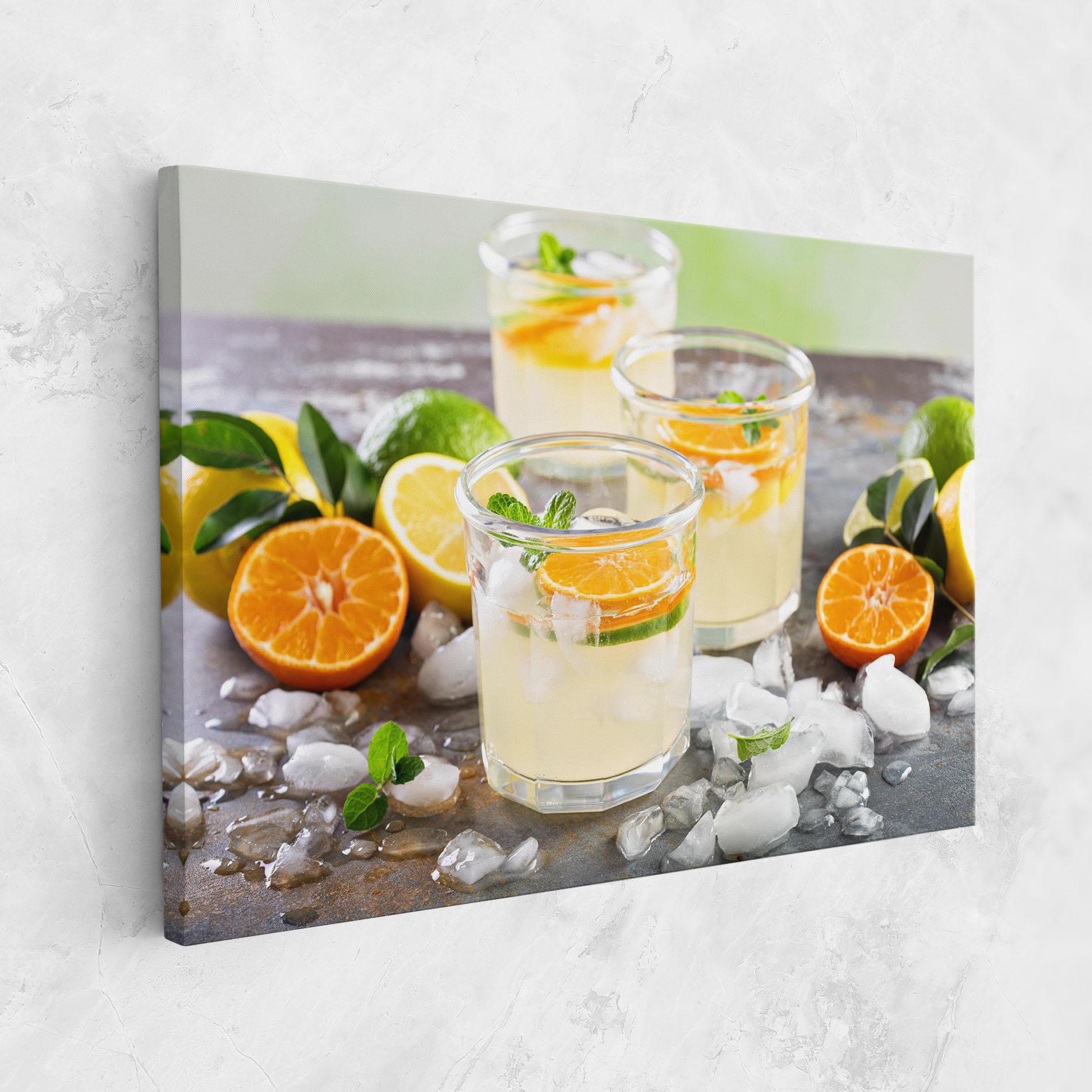 Obraz na Płótnie Citrus Fruit Lemonade mockup 1