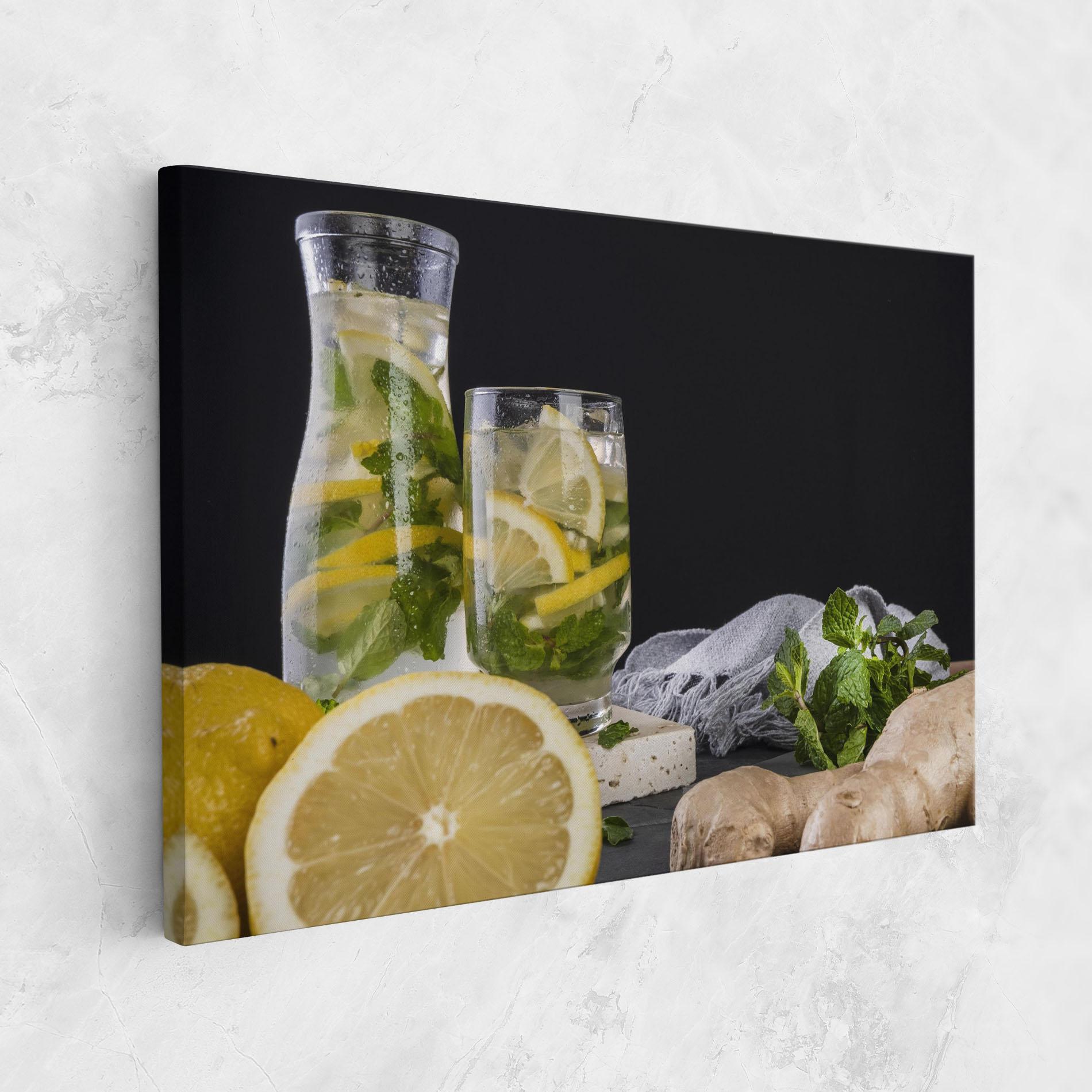 Obraz na Płótnie Ginger Lemonade mockup 1