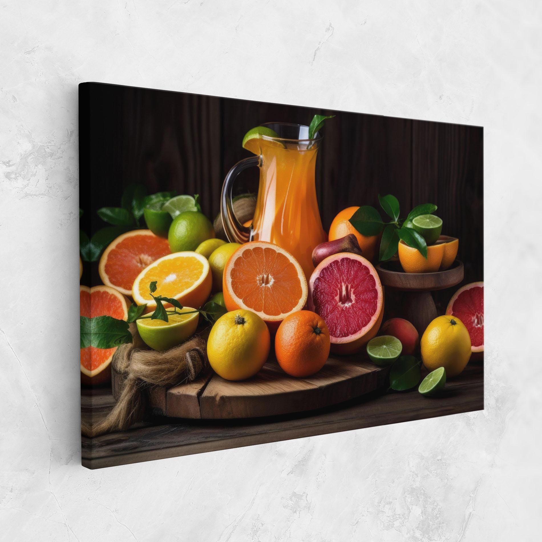 Obraz na Płótnie Glass Of Orange Juice mockup 1