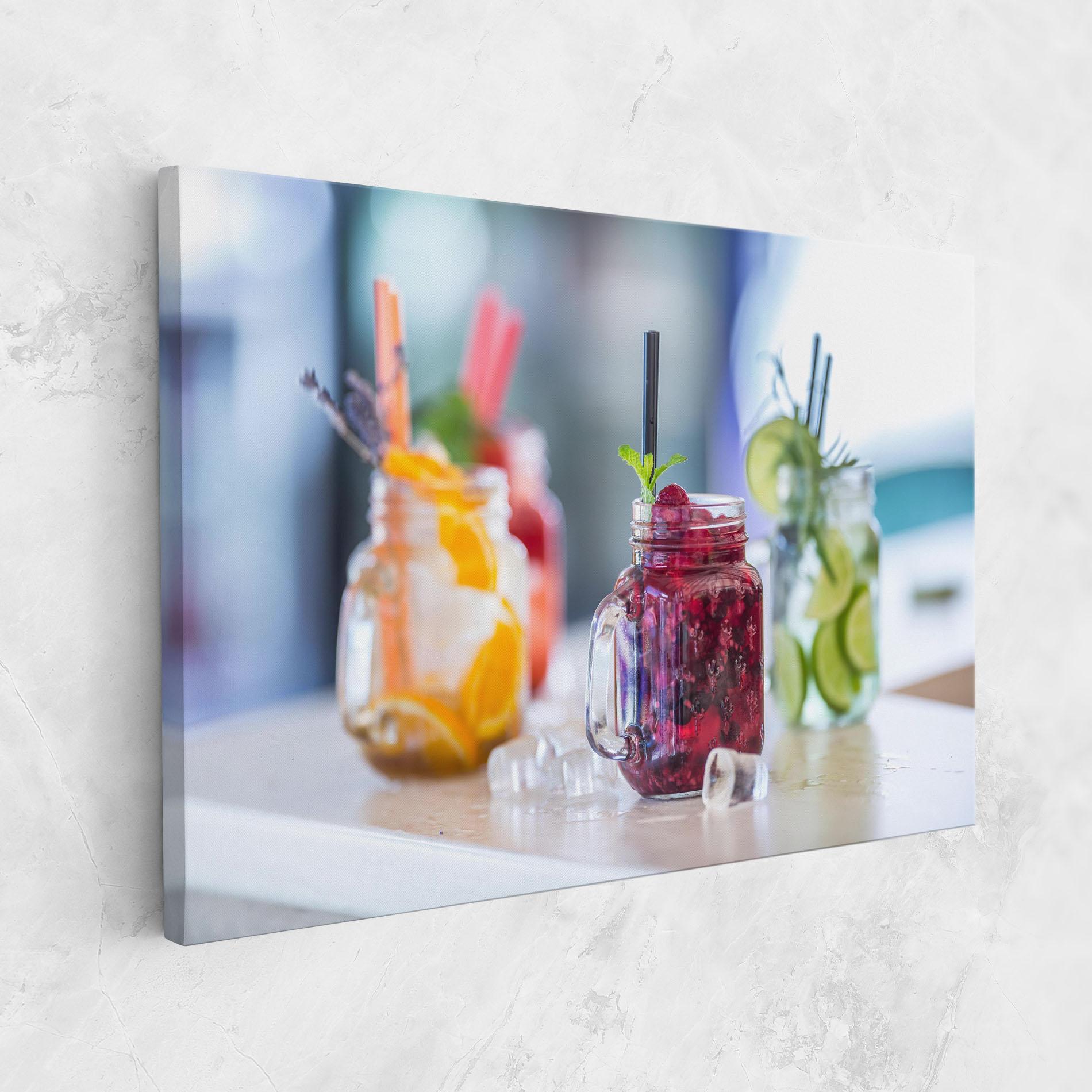 Obraz na Płótnie Orange Lime Lemonades mockup 1