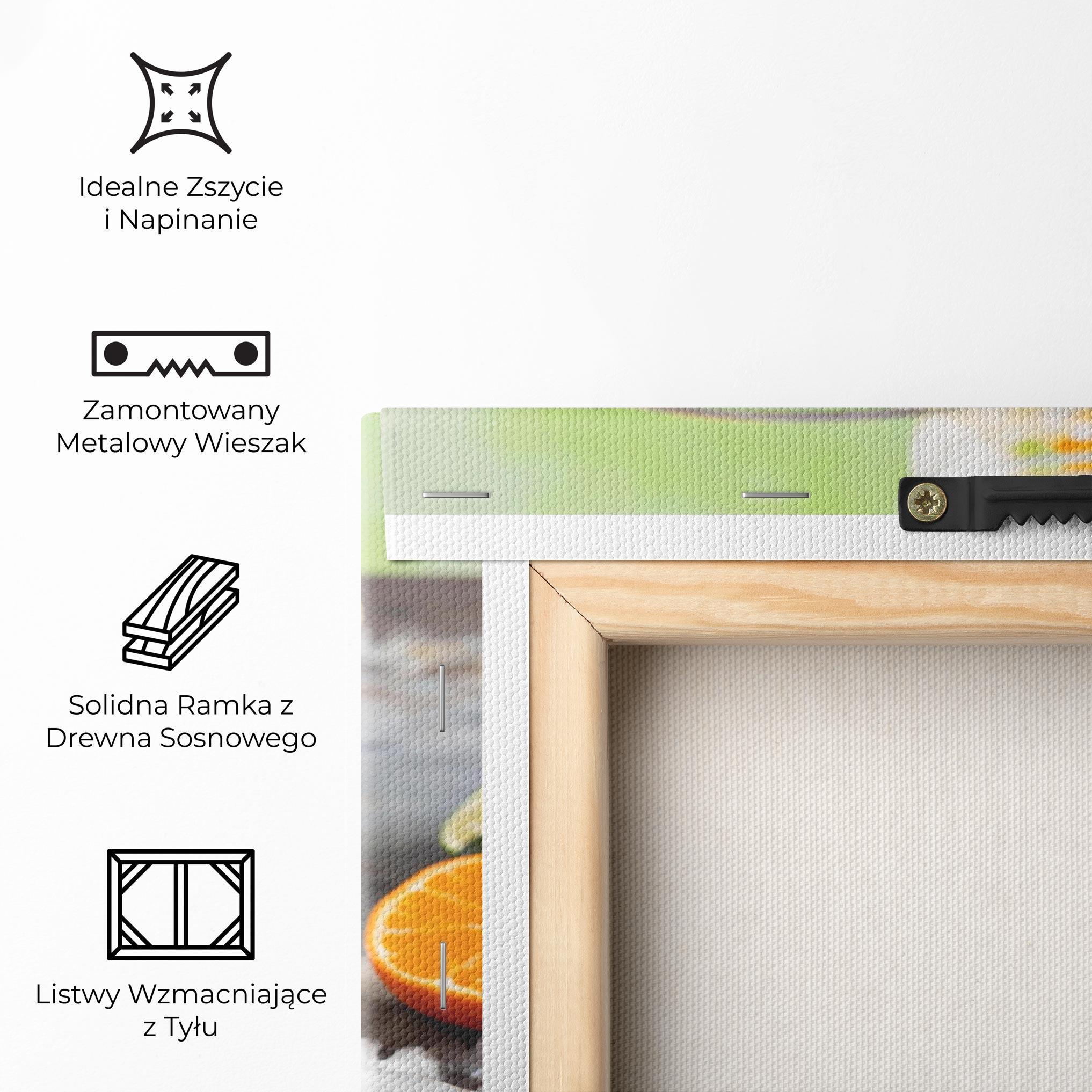 Obraz na Płótnie Citrus Fruit Lemonade mockup 5