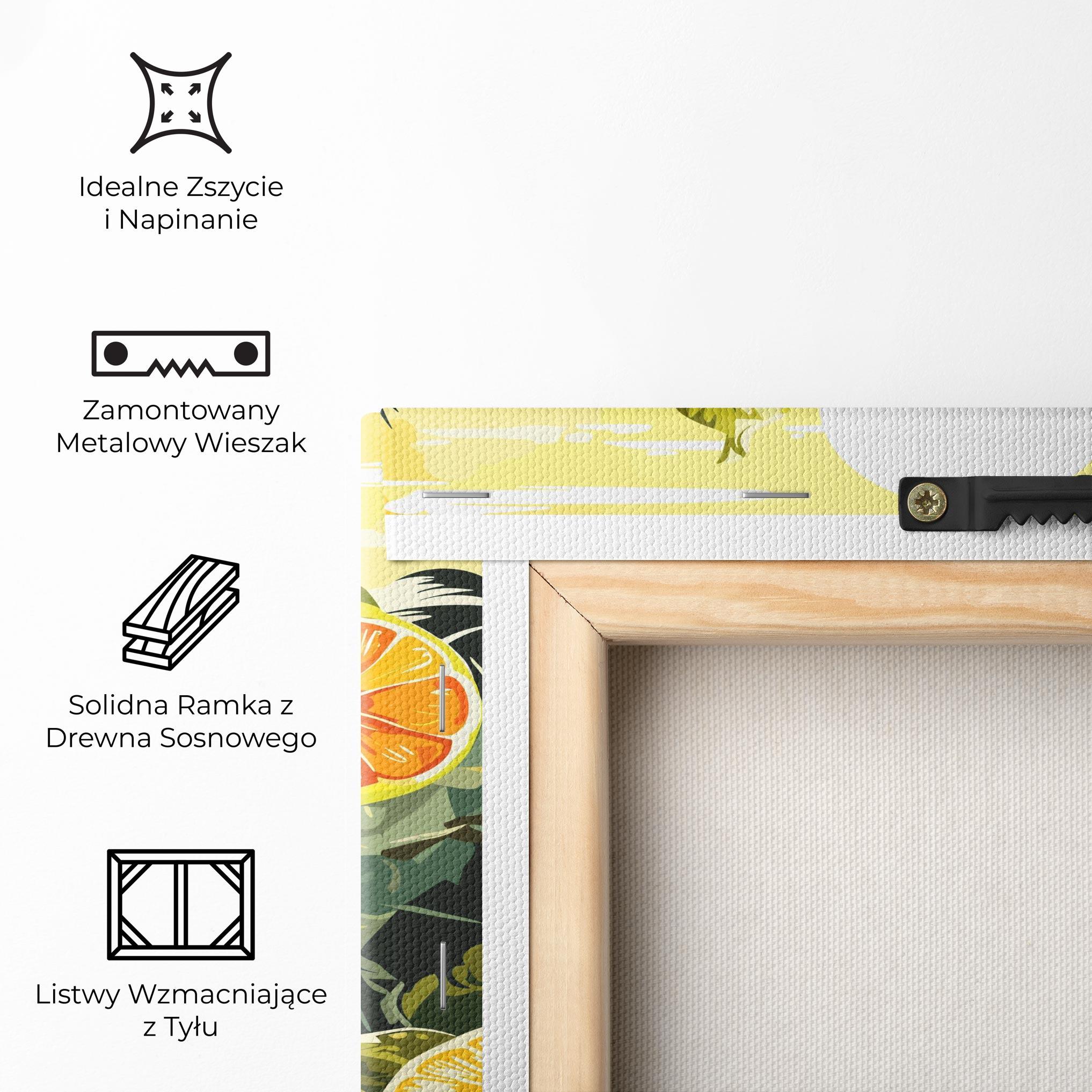 Obraz na Płótnie Orange Drink mockup 5