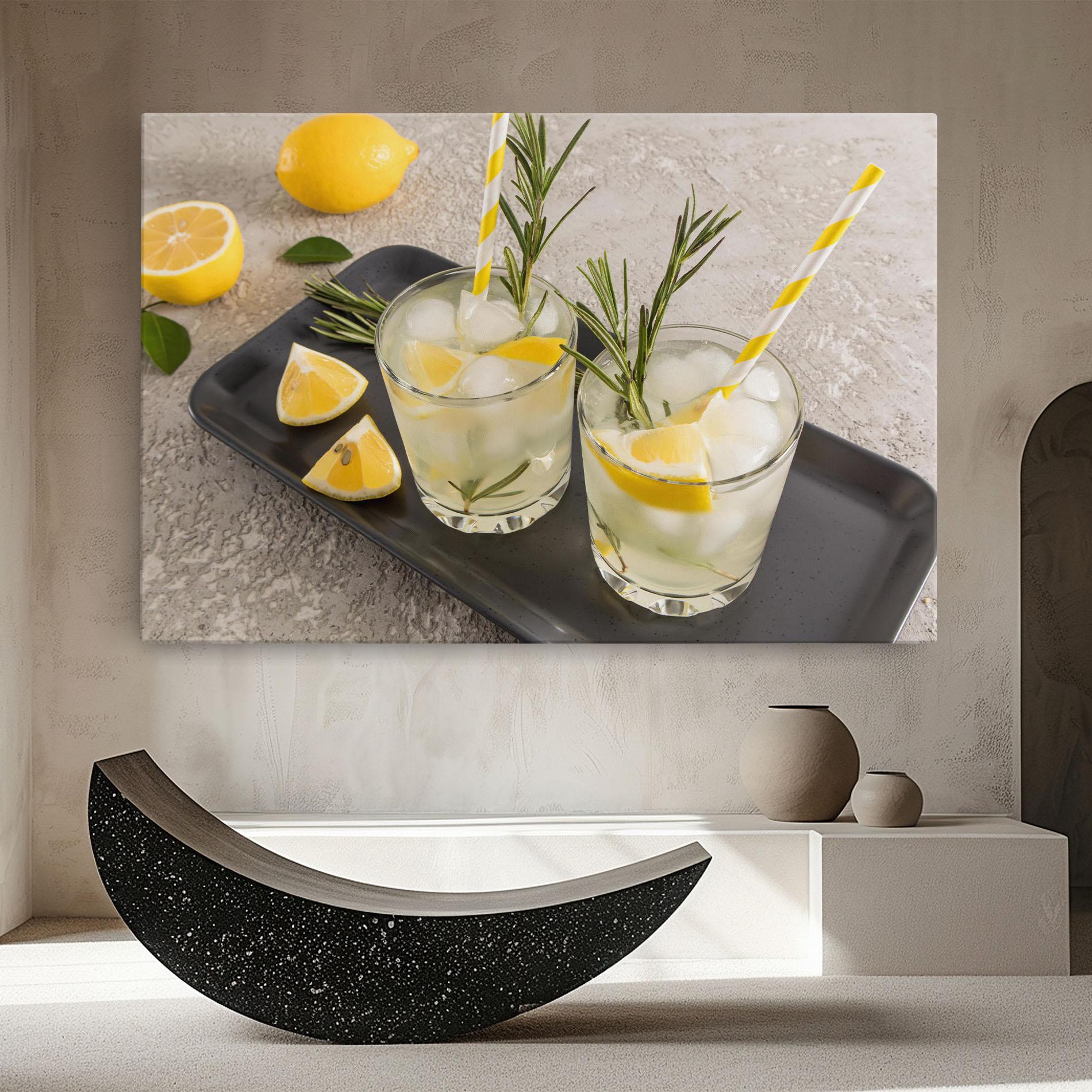 Obraz na Płótnie Fruit Vitamin Water mockup 8