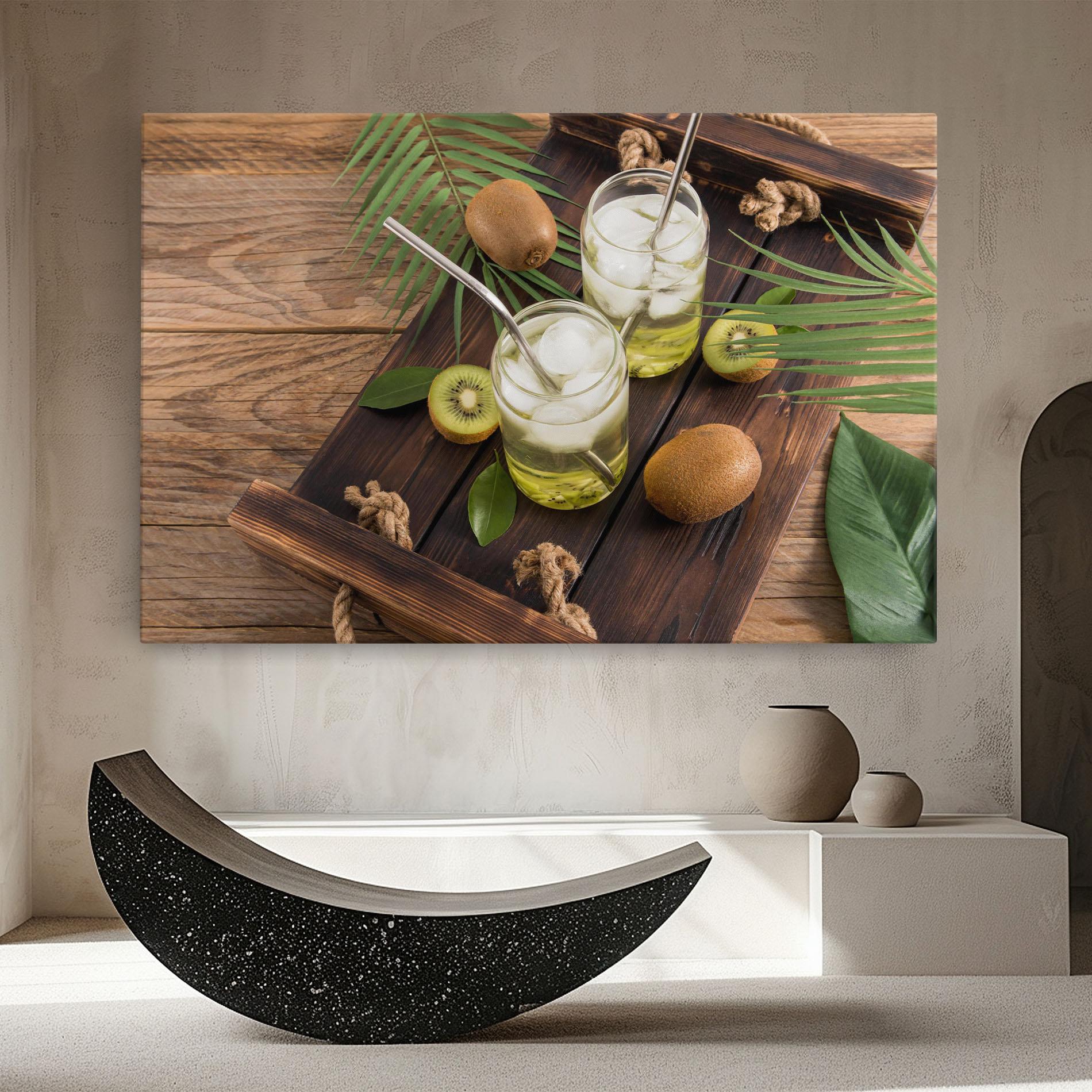 Obraz na Płótnie Kiwi Drinks mockup 8