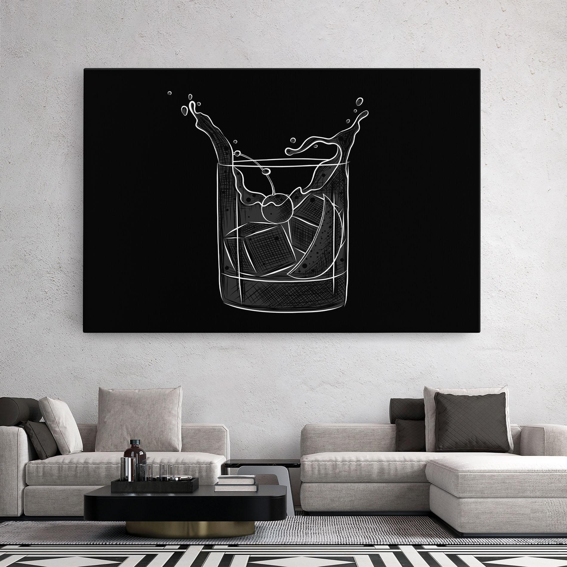 Obraz na Płótnie Lime Drink mockup 2