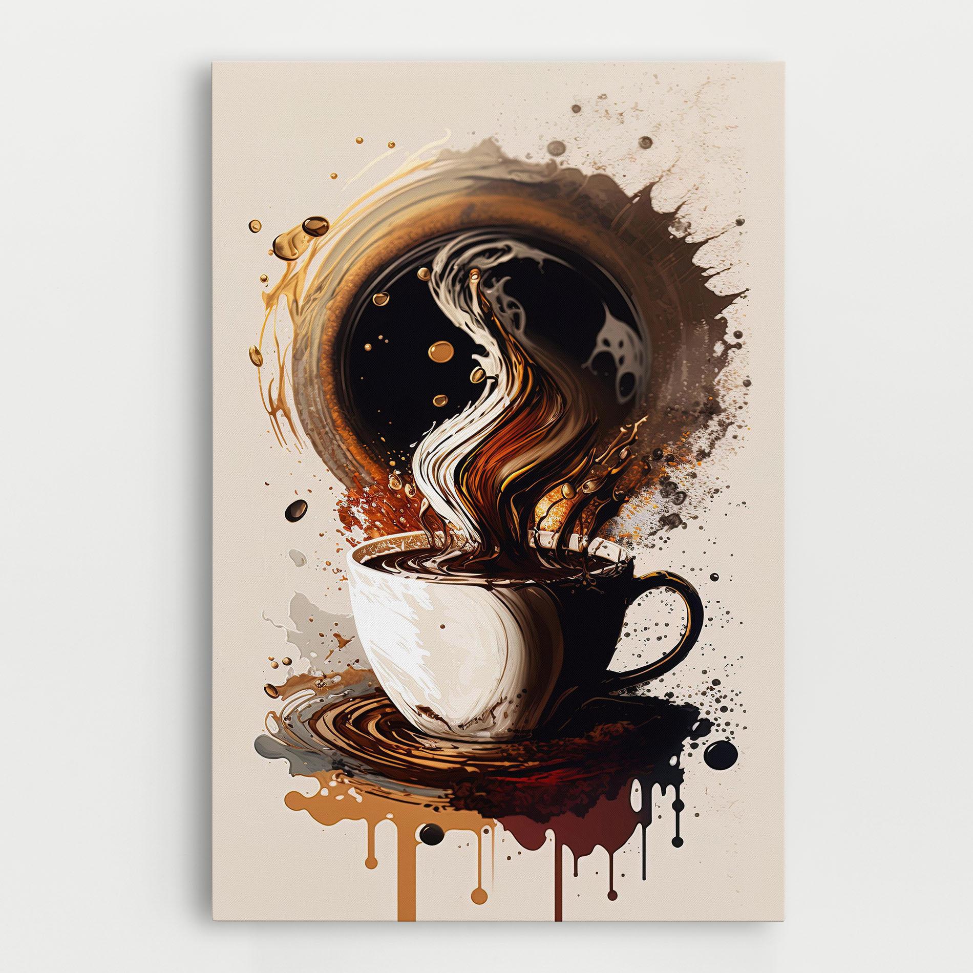 Obraz na Płótnie Coffee Art mockup 0