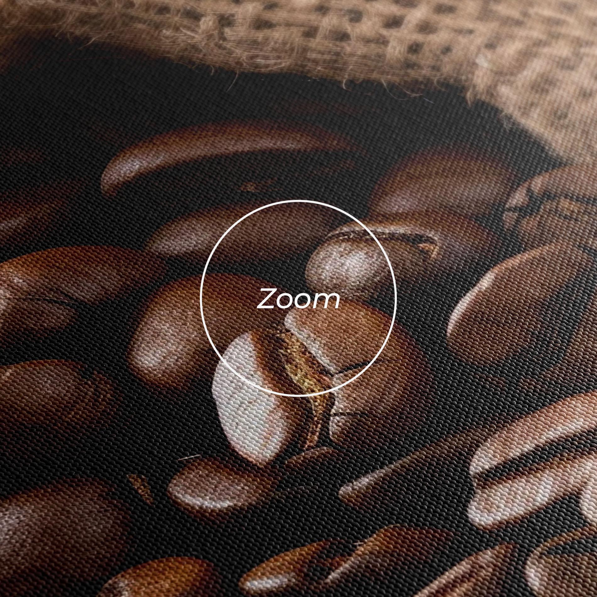 Obraz na Płótnie Bag Of Coffee Beans mockup 3