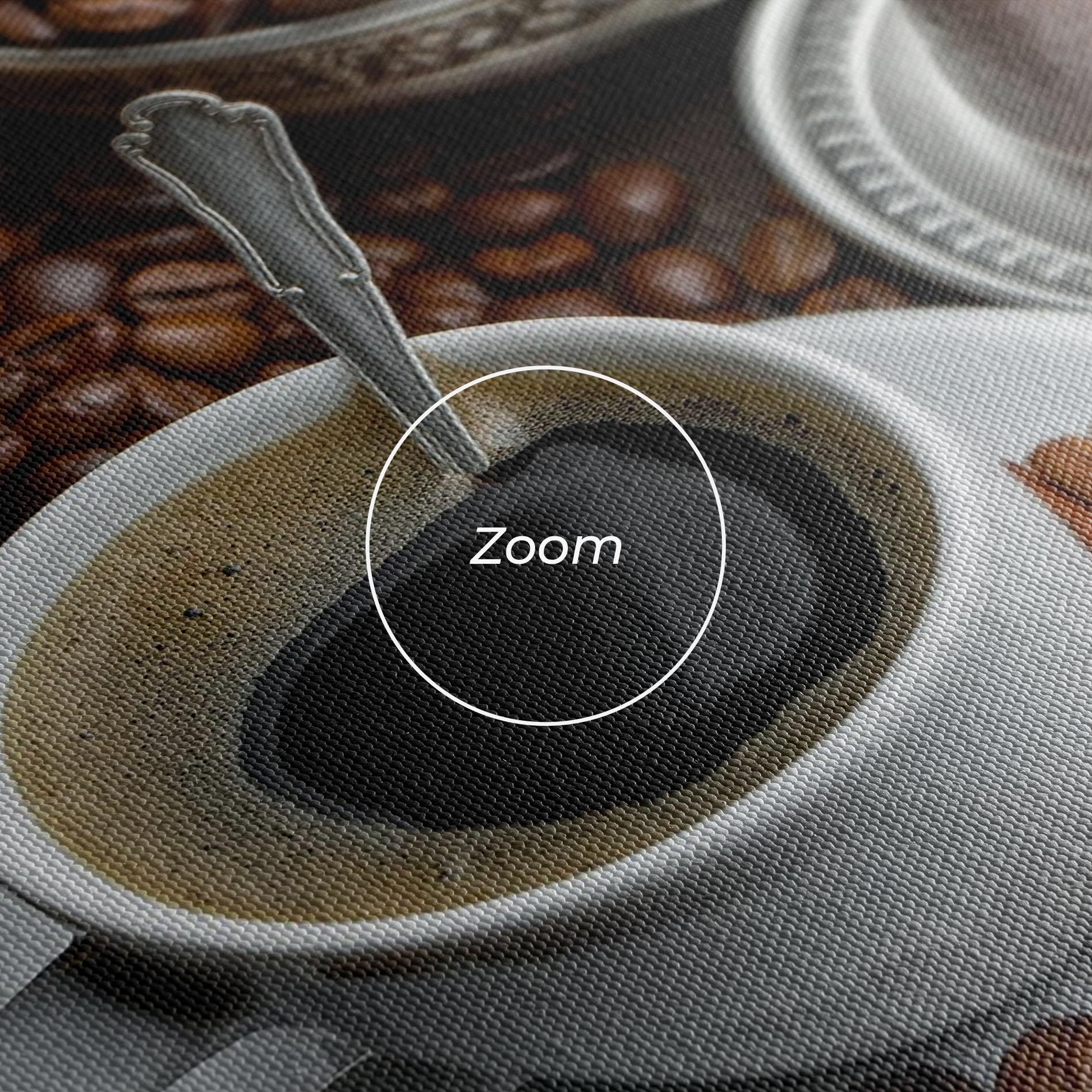 Obraz na Płótnie Black Coffee Bean mockup 3