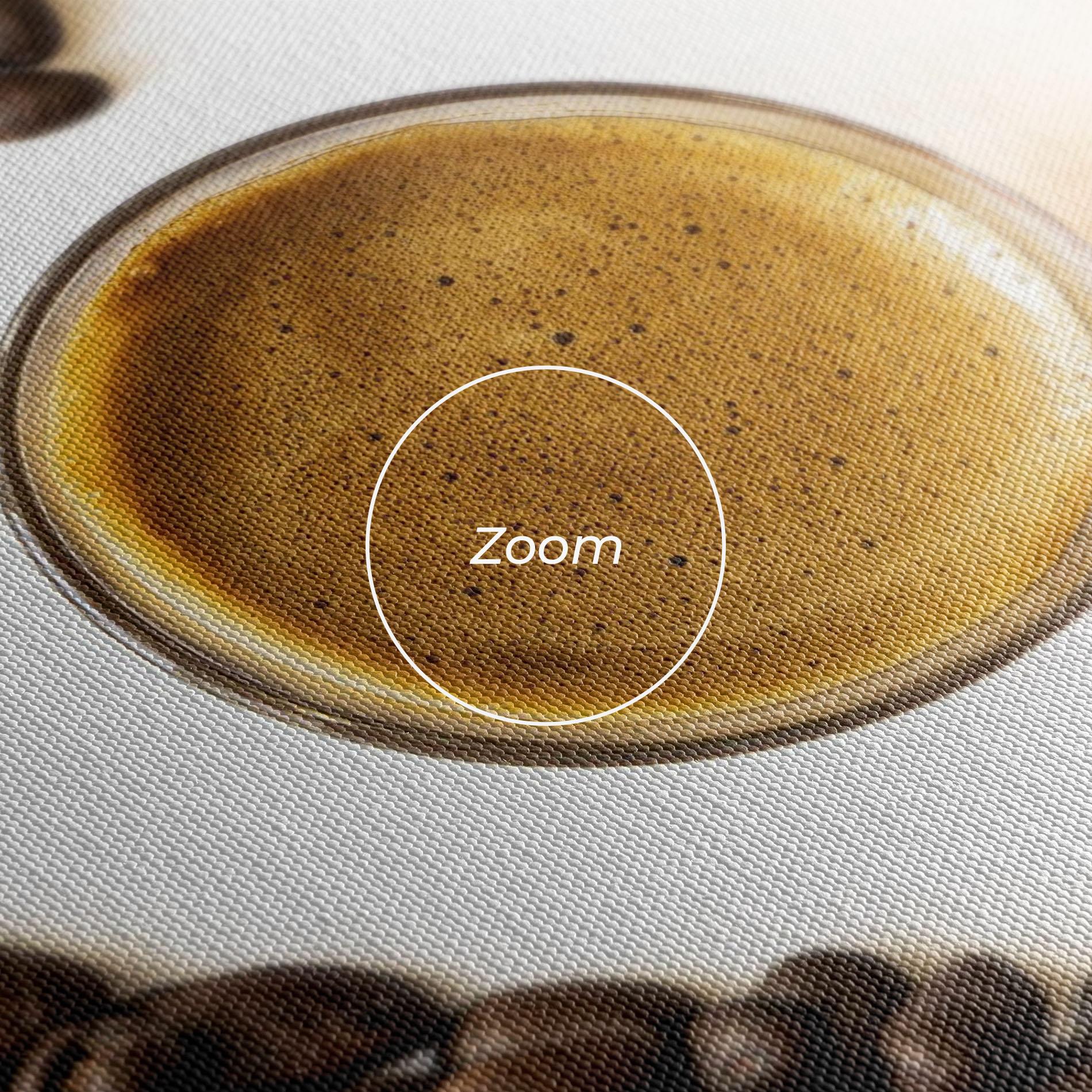 Obraz na Płótnie Coffee Bean Heart mockup 3