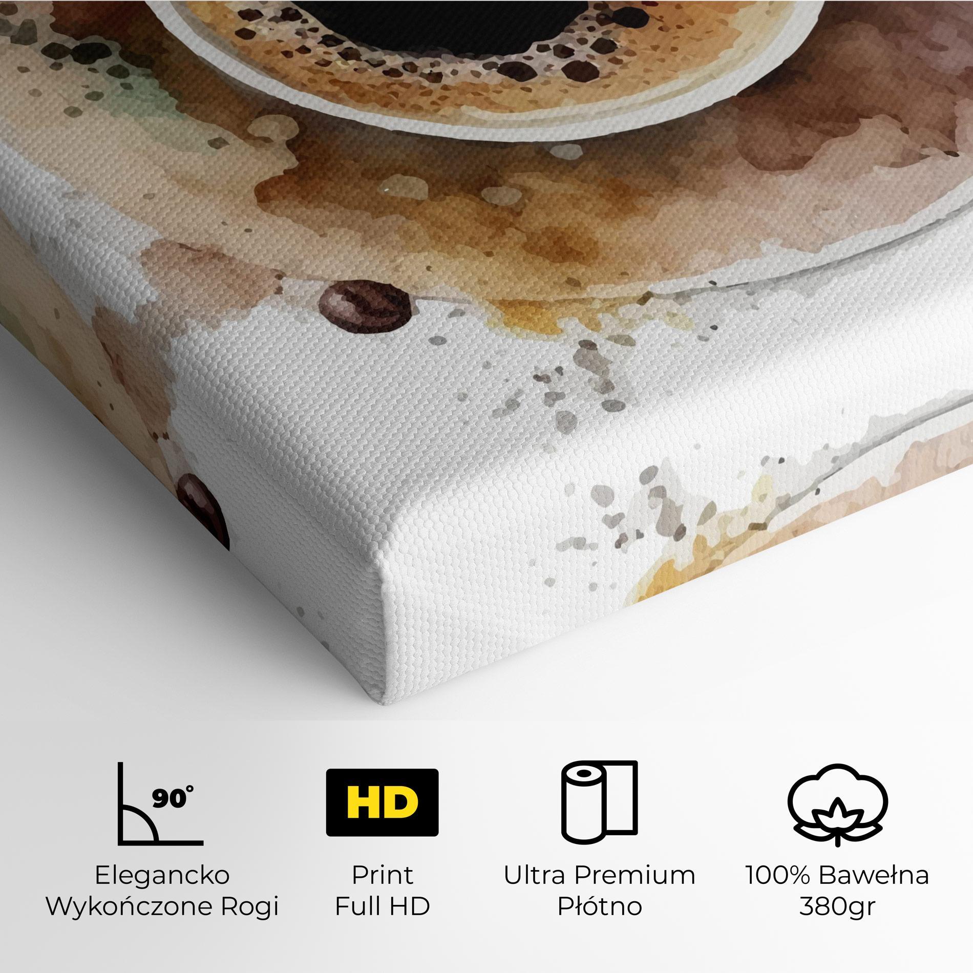 Obraz na Płótnie Coffee Liquid mockup 4