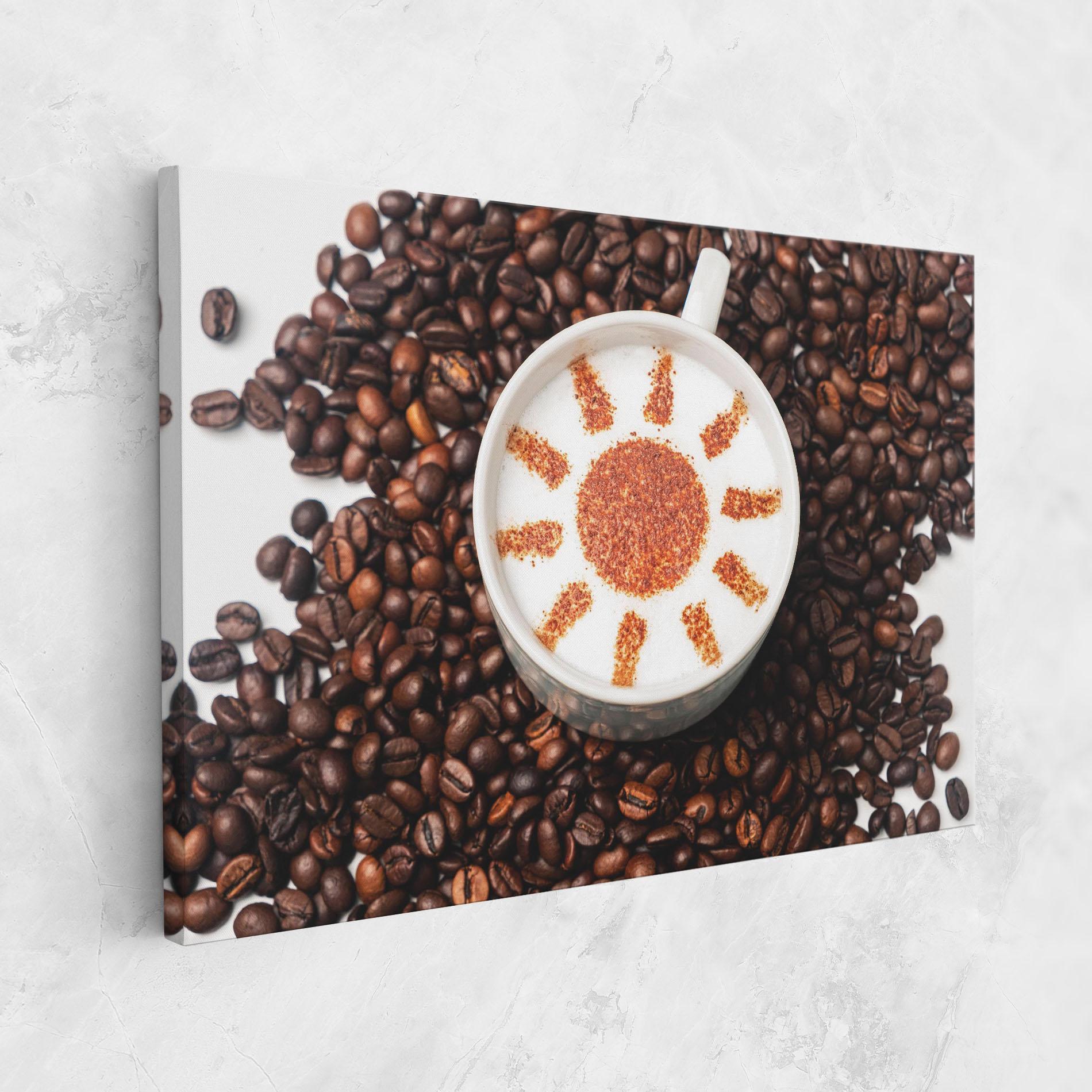 Obraz na Płótnie Sun Pattern Coffee mockup 1