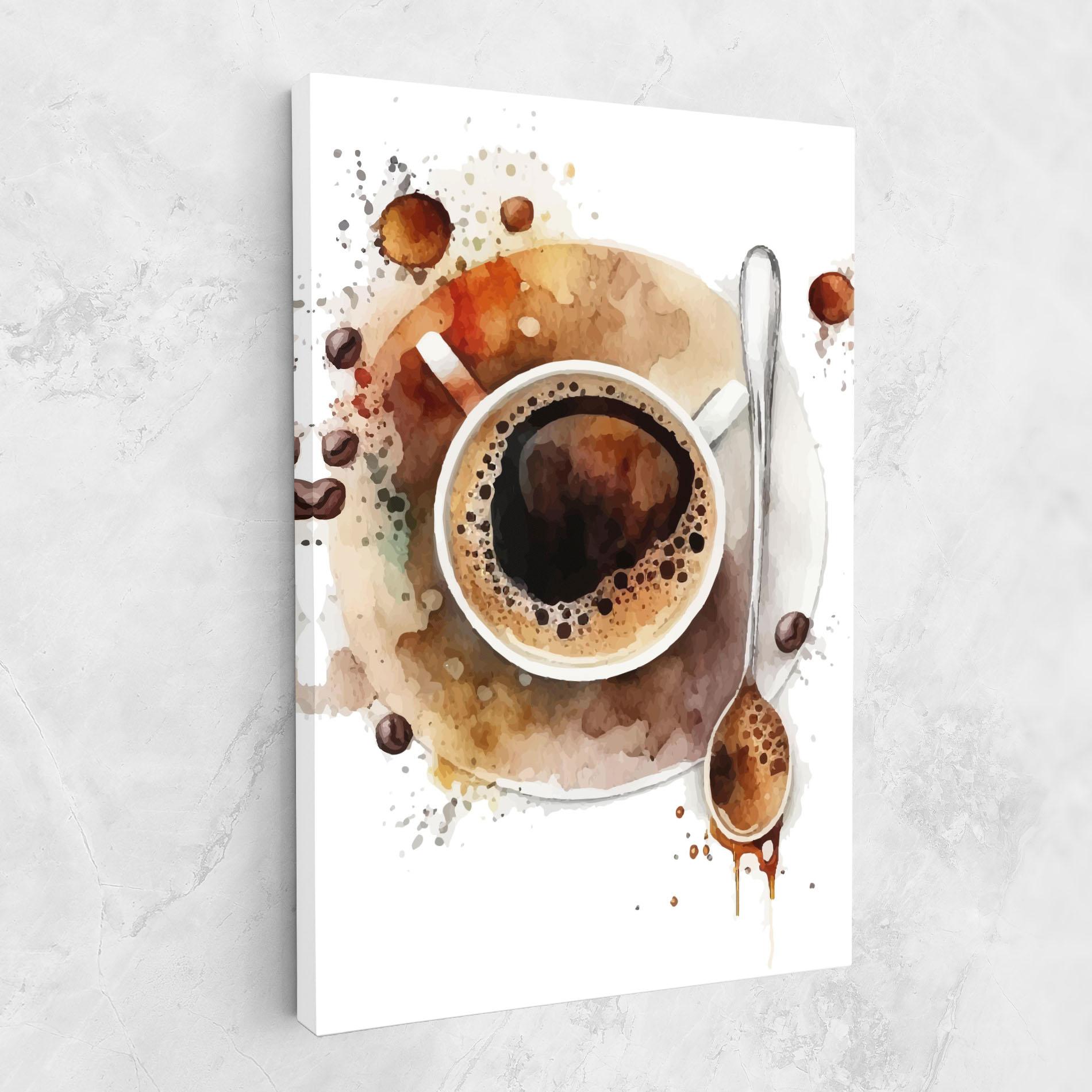 Obraz na Płótnie Coffee Liquid mockup 1