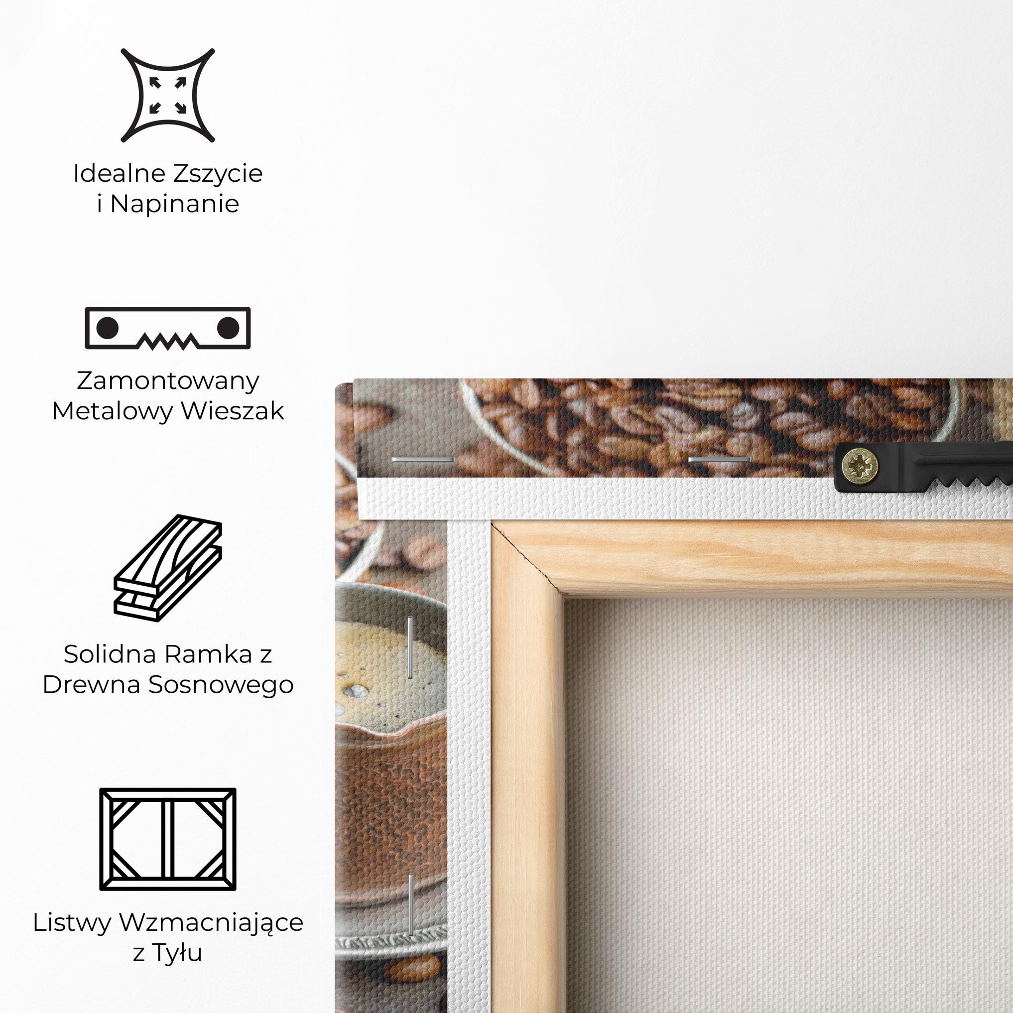 Obraz na Płótnie Black Coffee Bean mockup 5