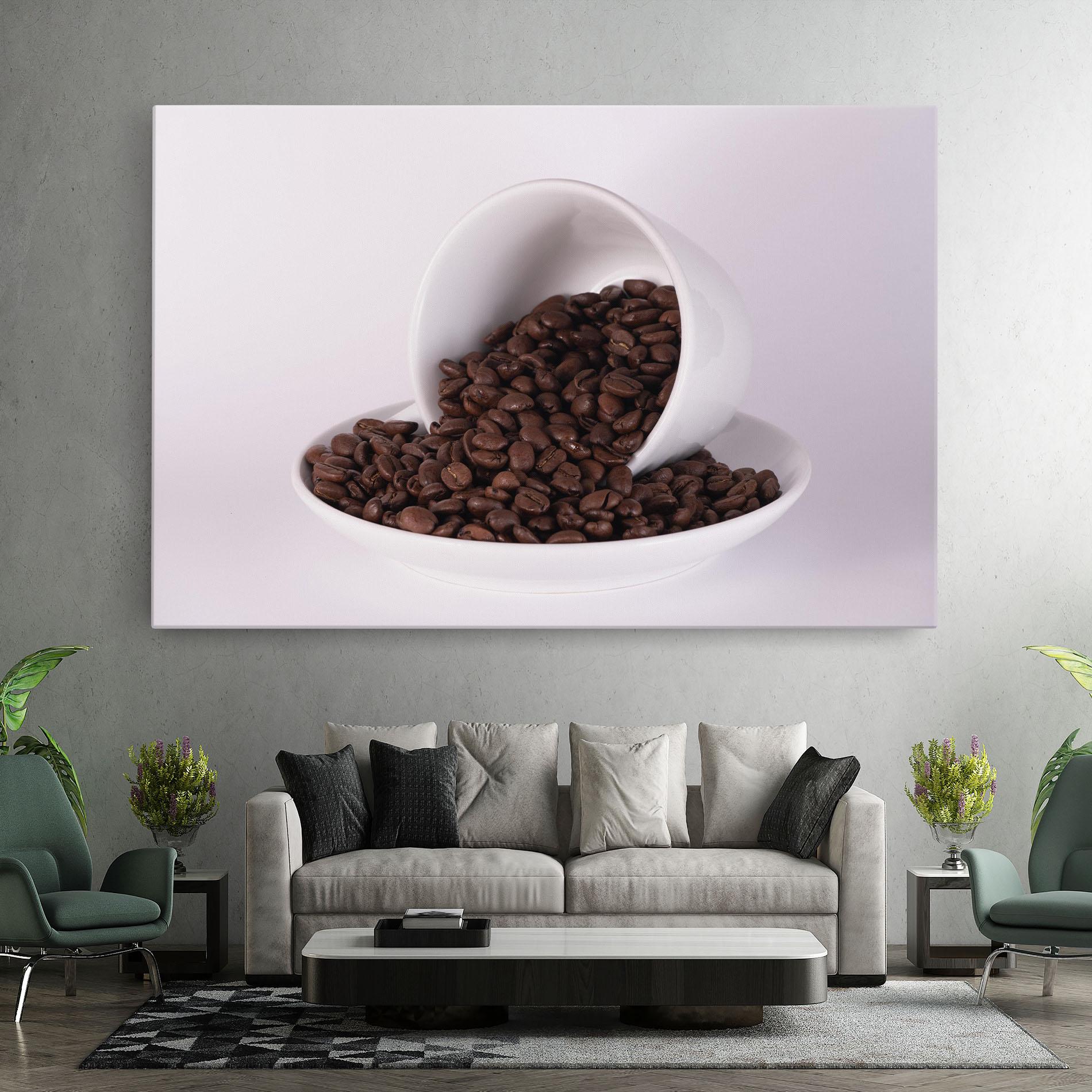 Obraz na Płótnie Bowl Of Coffee mockup 7