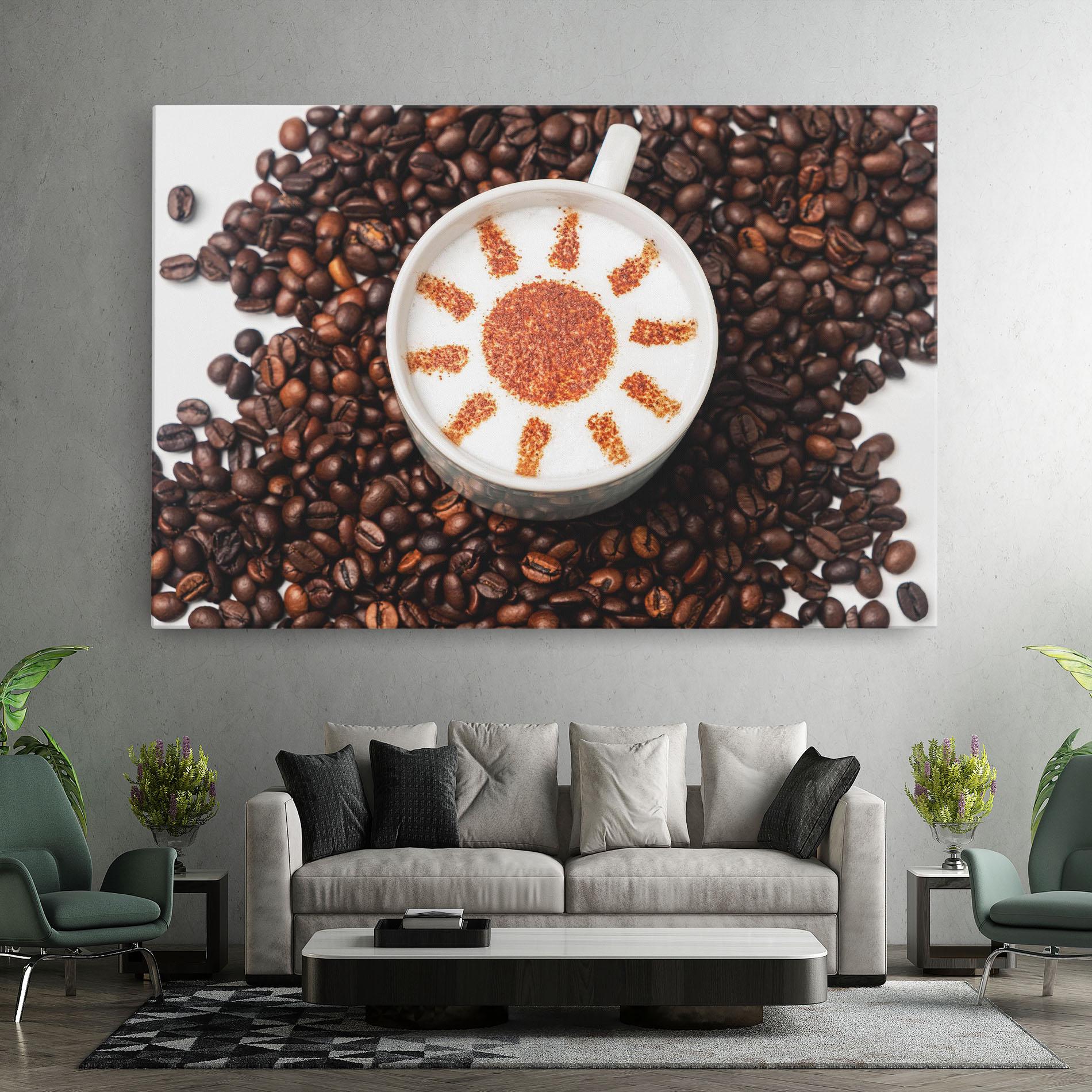Obraz na Płótnie Sun Pattern Coffee mockup 7